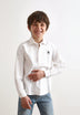OXFORD-T-SHIRT MIT FARBLICH ABGESETZTEM TOTENKOPF