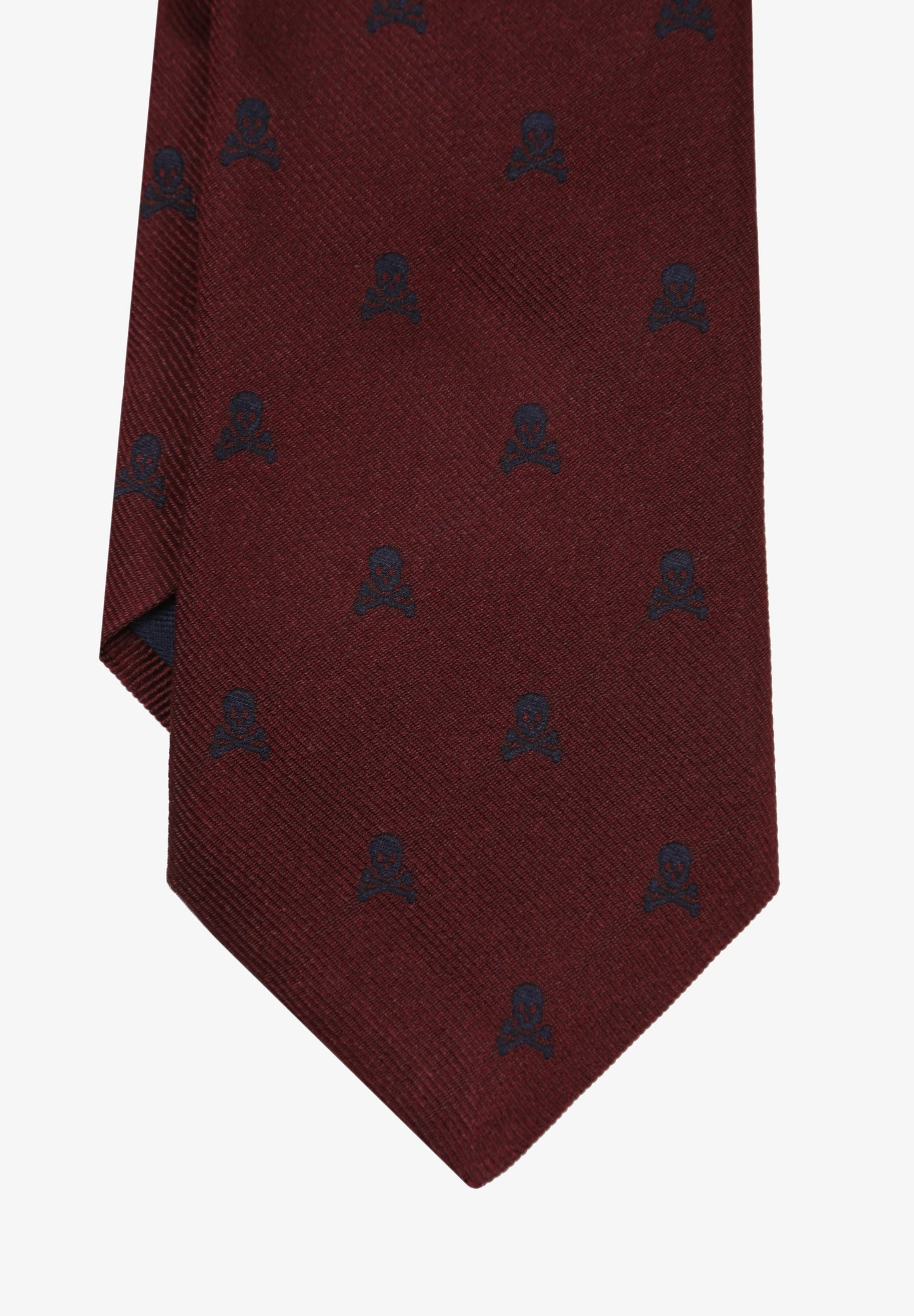 KRAWATTE MIT TOTENKOPF-PRINT