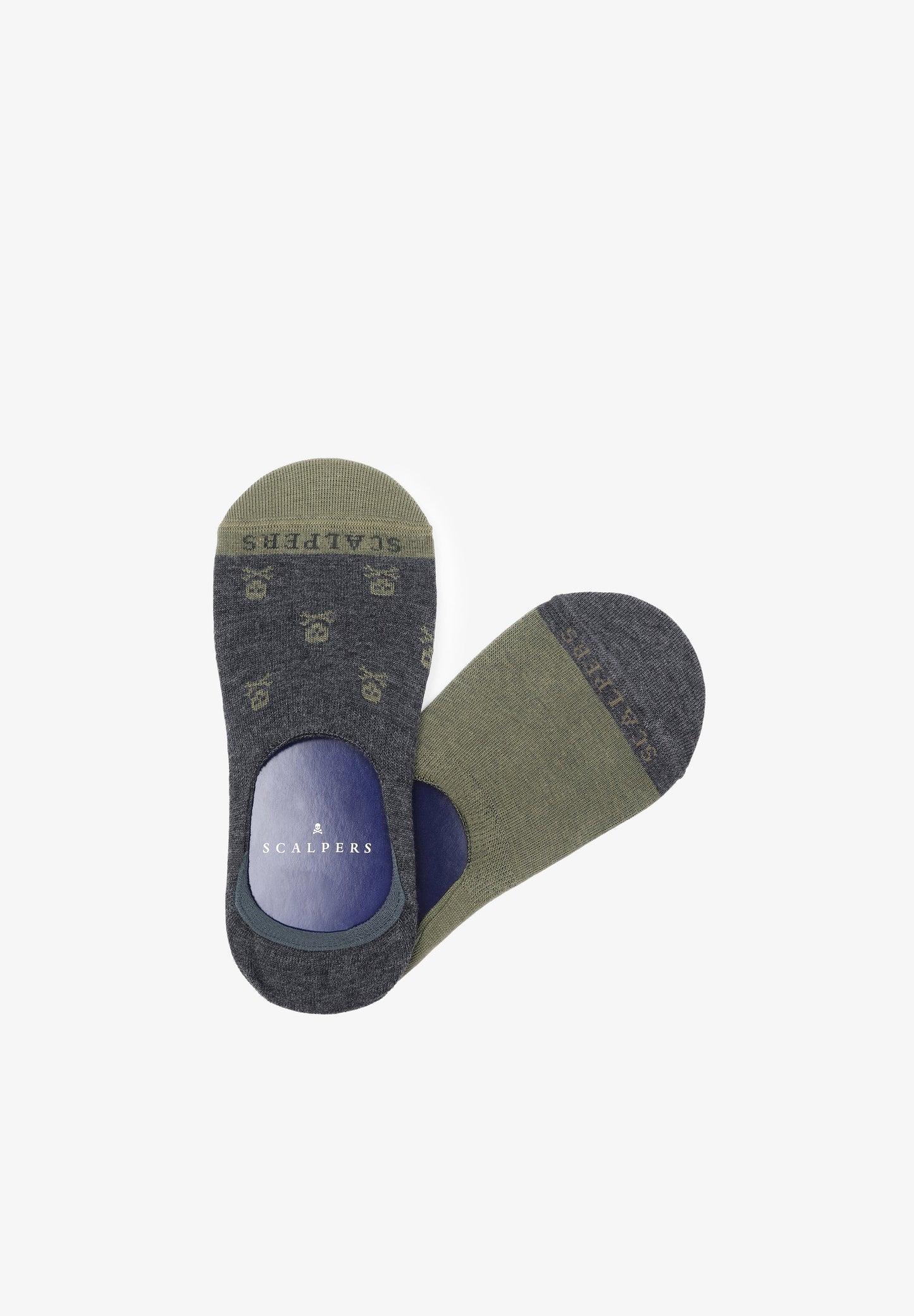 PINKIE-SOCKEN MIT TOTENKÖPFEN