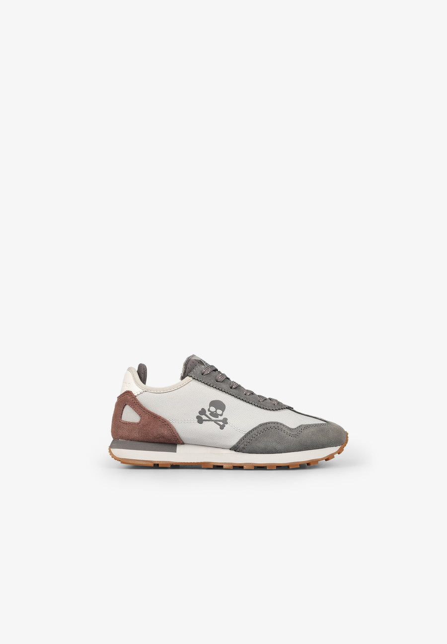 SNEAKER AUS LEDER UND WILDLEDER
