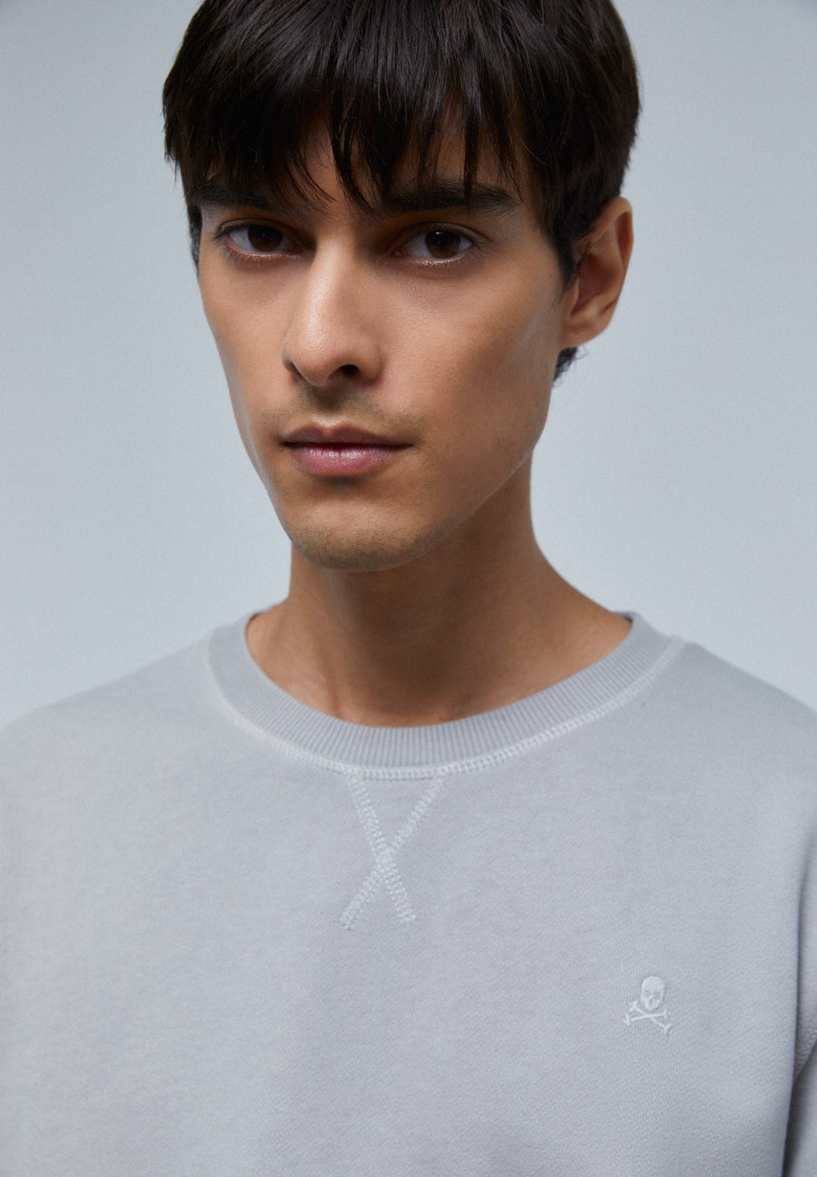 BASIC-SWEATSHIRT MIT TOTENKOPF