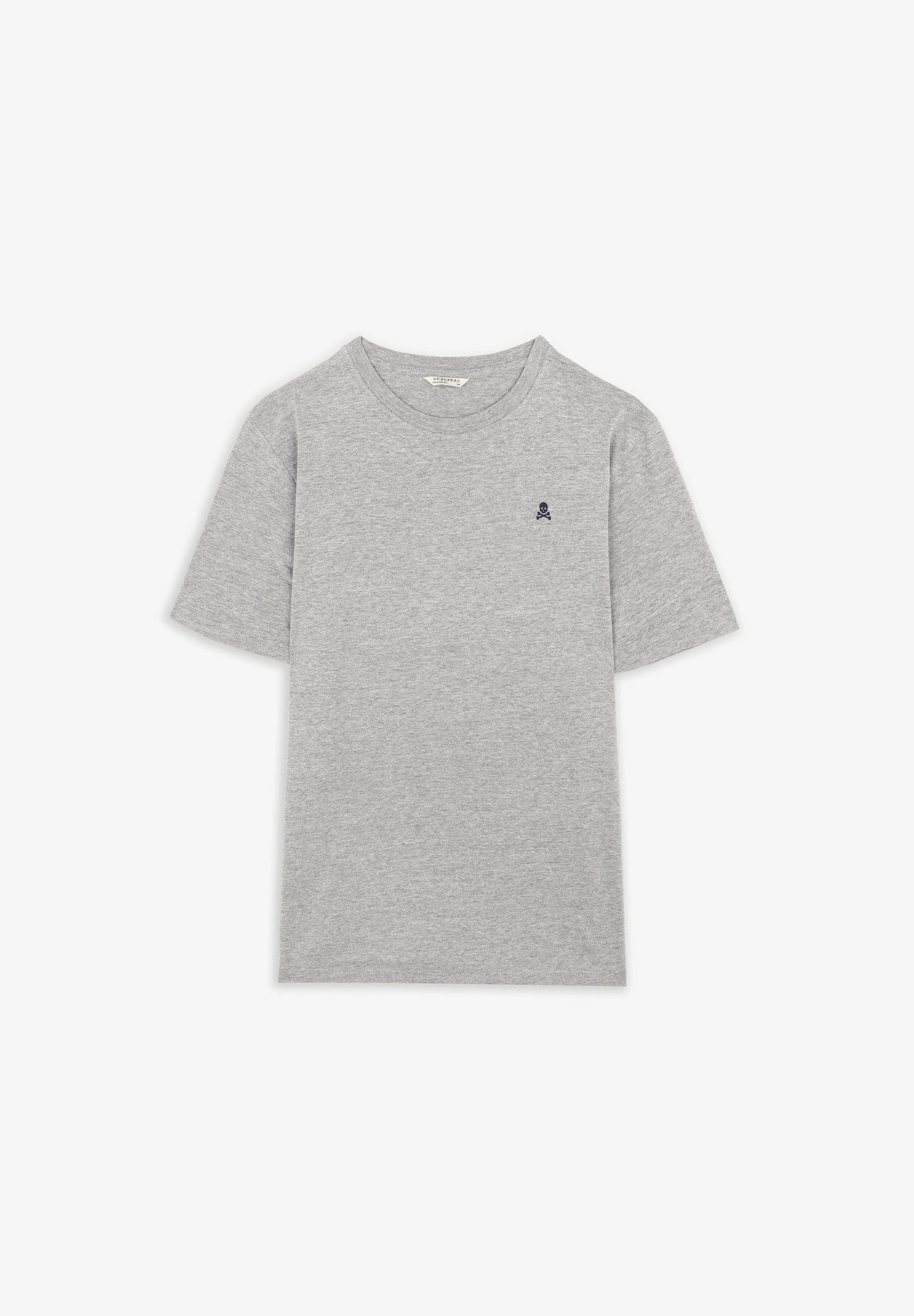 BASIC-SHIRT IM RELAXED-FIT MIT TOTENKOPF
