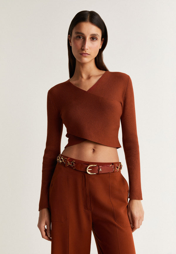 CROPPED-TOP IM RIPPENSTRICK
