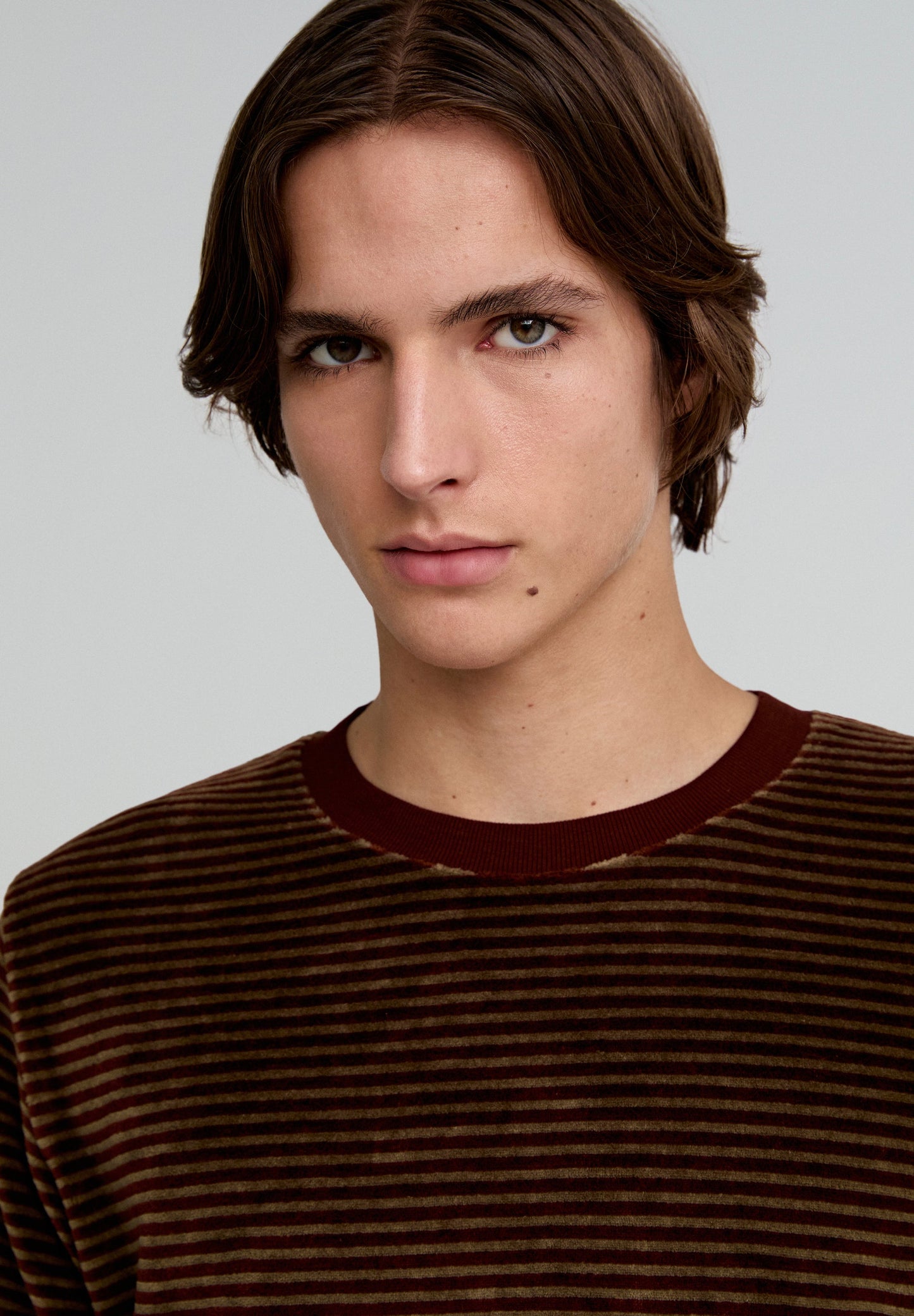 VELOURS STRIPES TEE