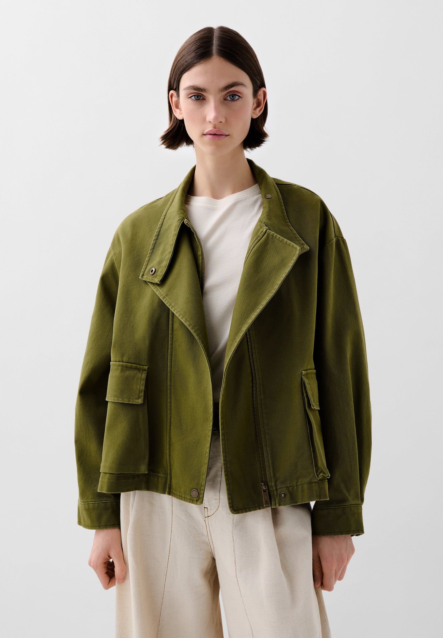 LEICHTER PARKA MIT TASCHEN
