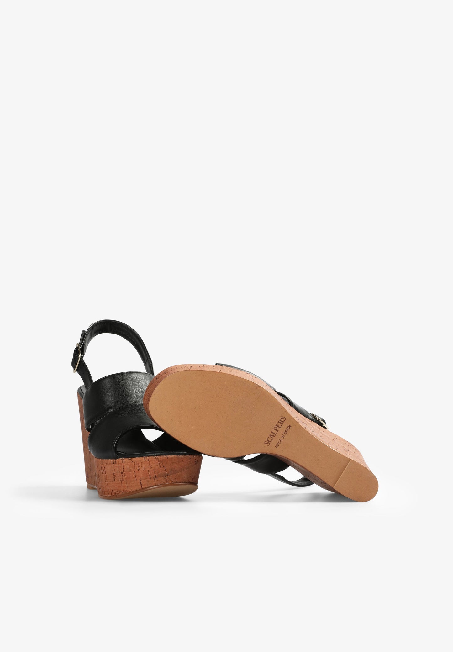 SANDALEN MIT KEILABSATZ UND RIEMEN
