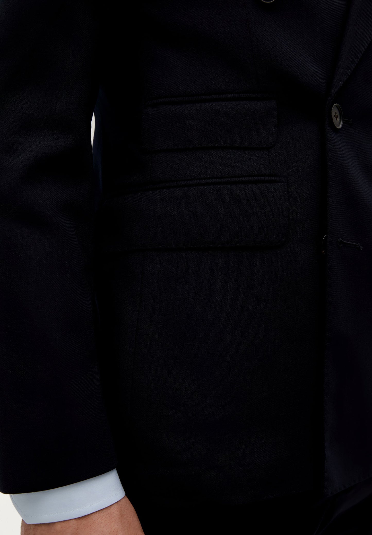 ÜBERKREUZTER BLAZER AUS WOLLE