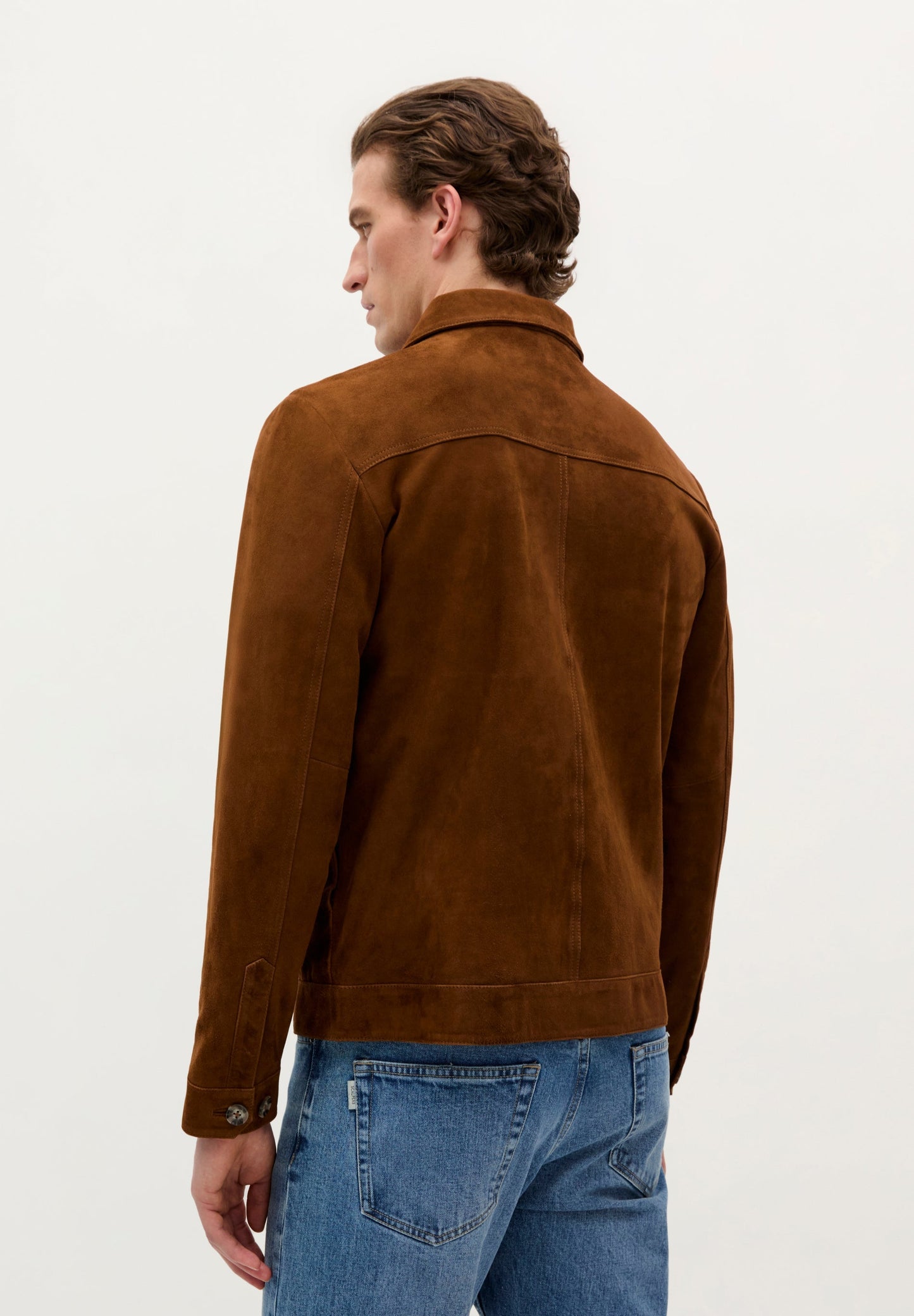 LEDERJACKE MIT KNÖPFEN