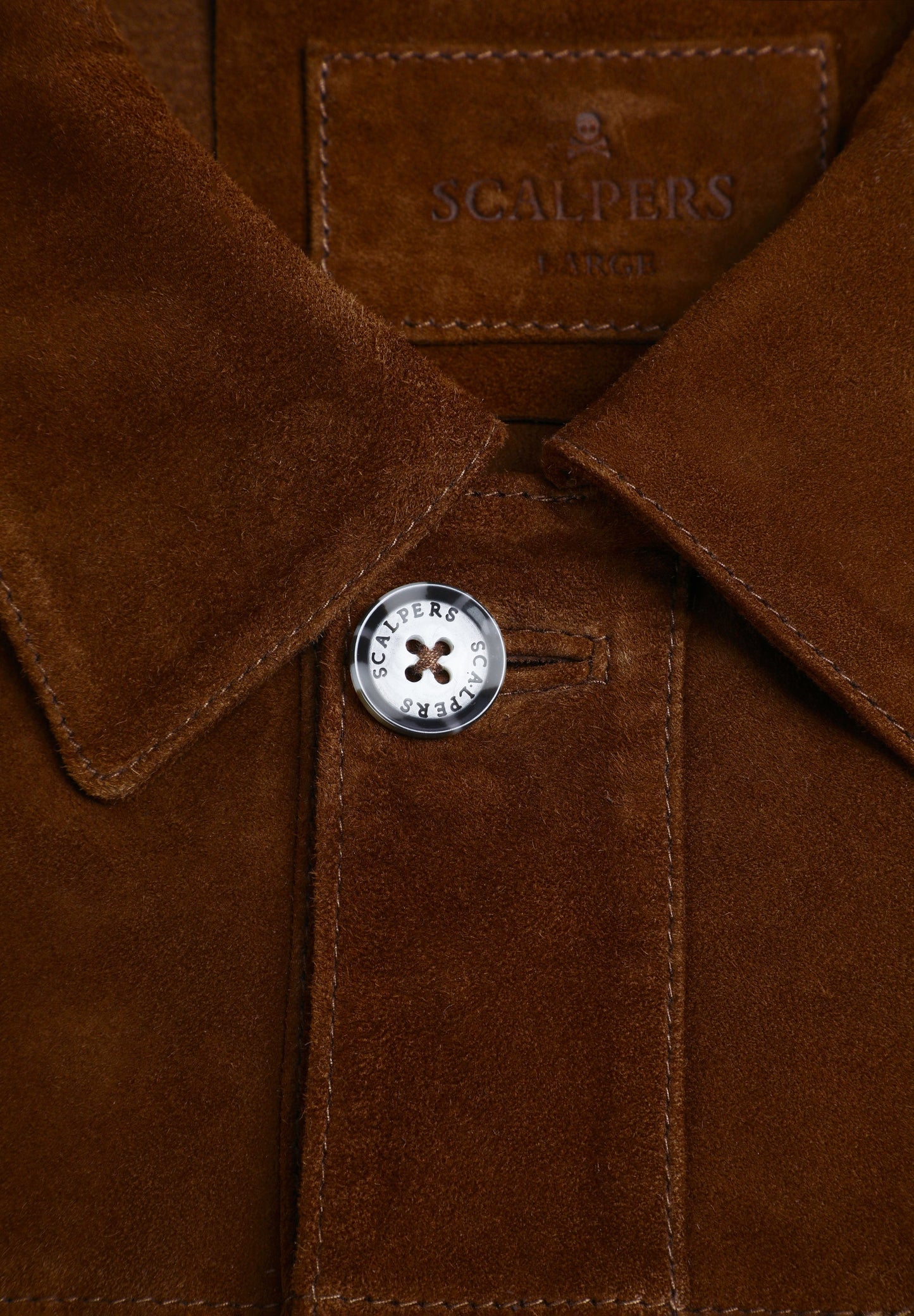 LEDERJACKE MIT KNÖPFEN