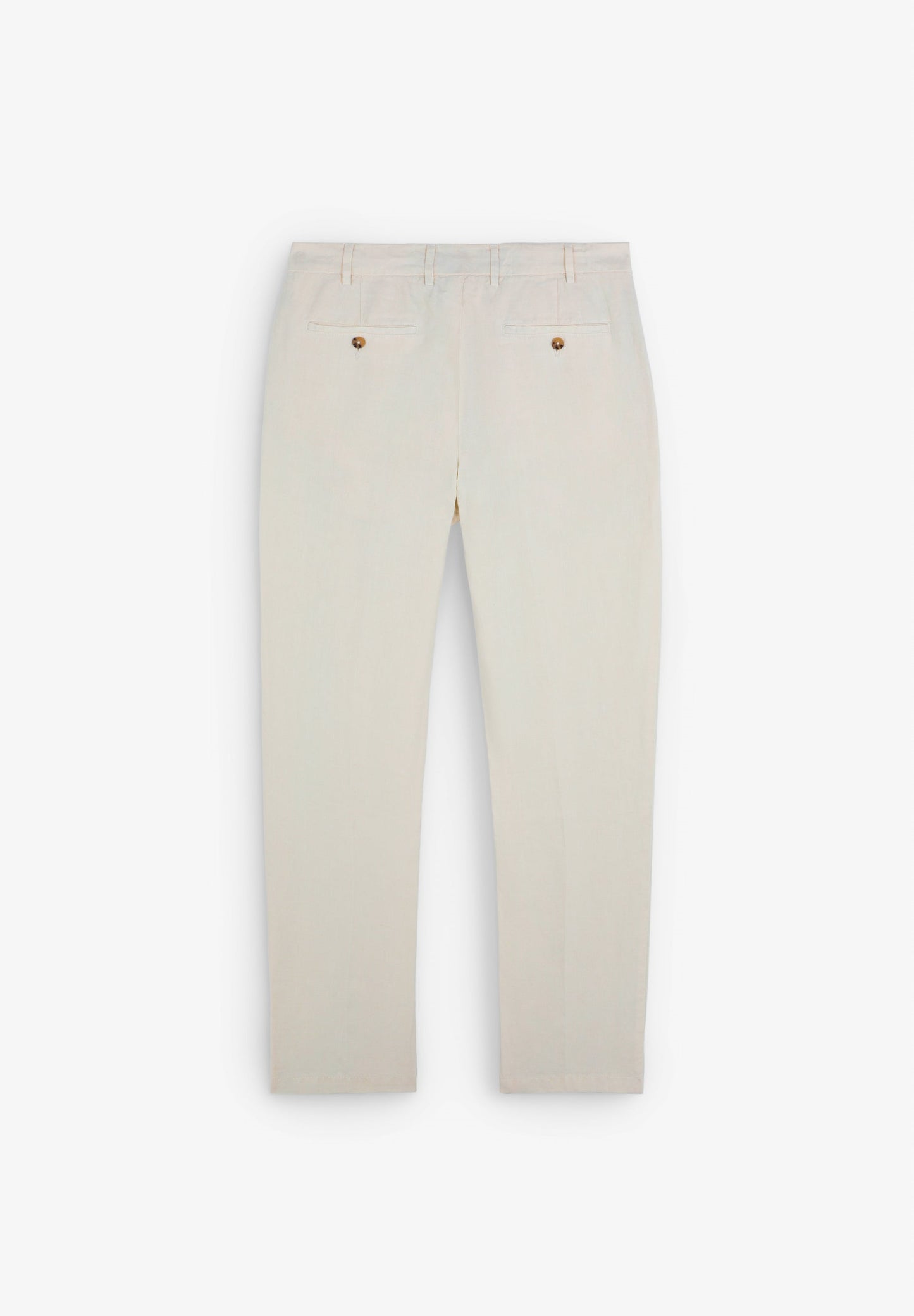 BUNDFALTENHOSE AUS LEINEN