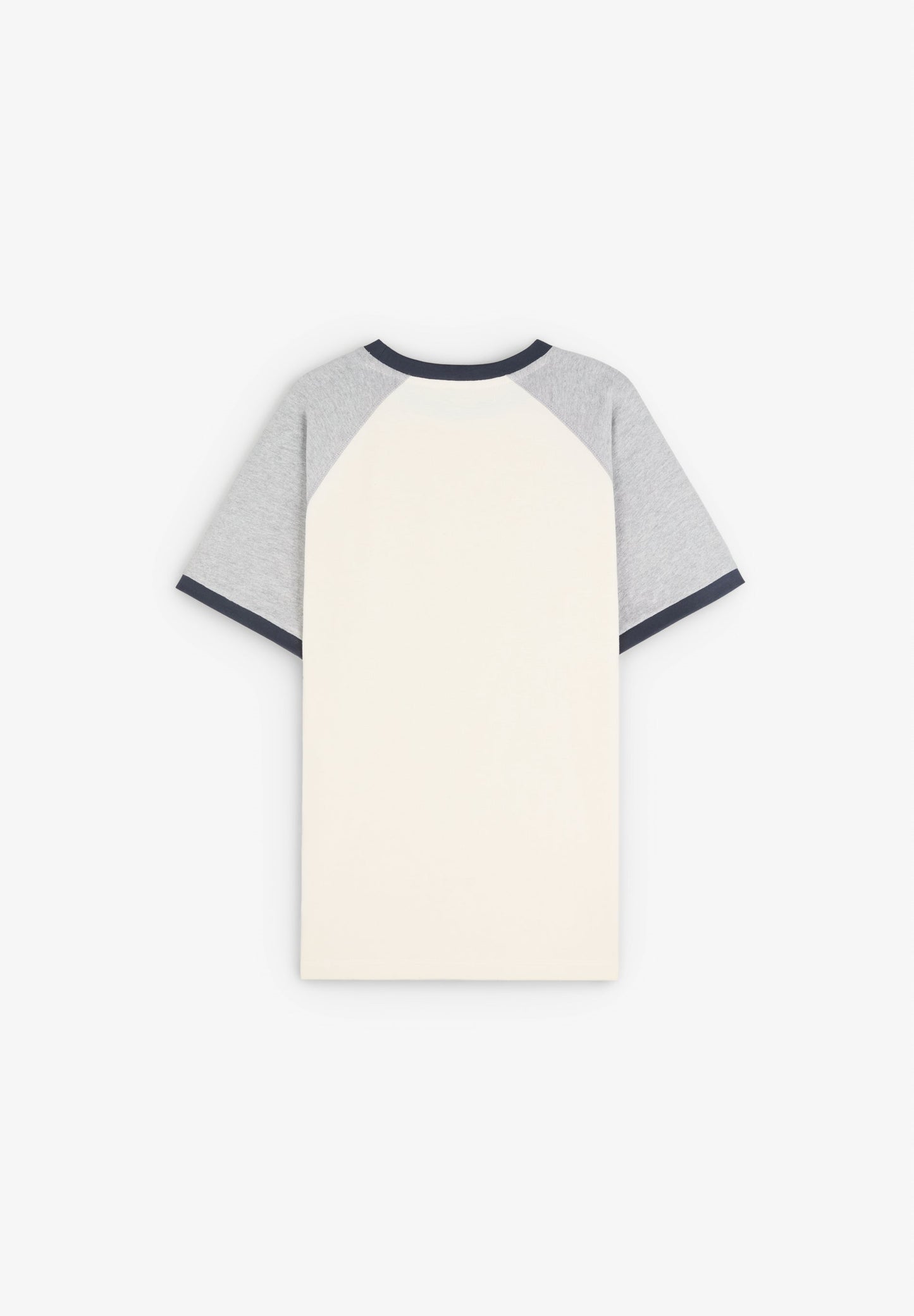 T-SHIRT MIT KONTRAST-RIBBÜNDCHEN
