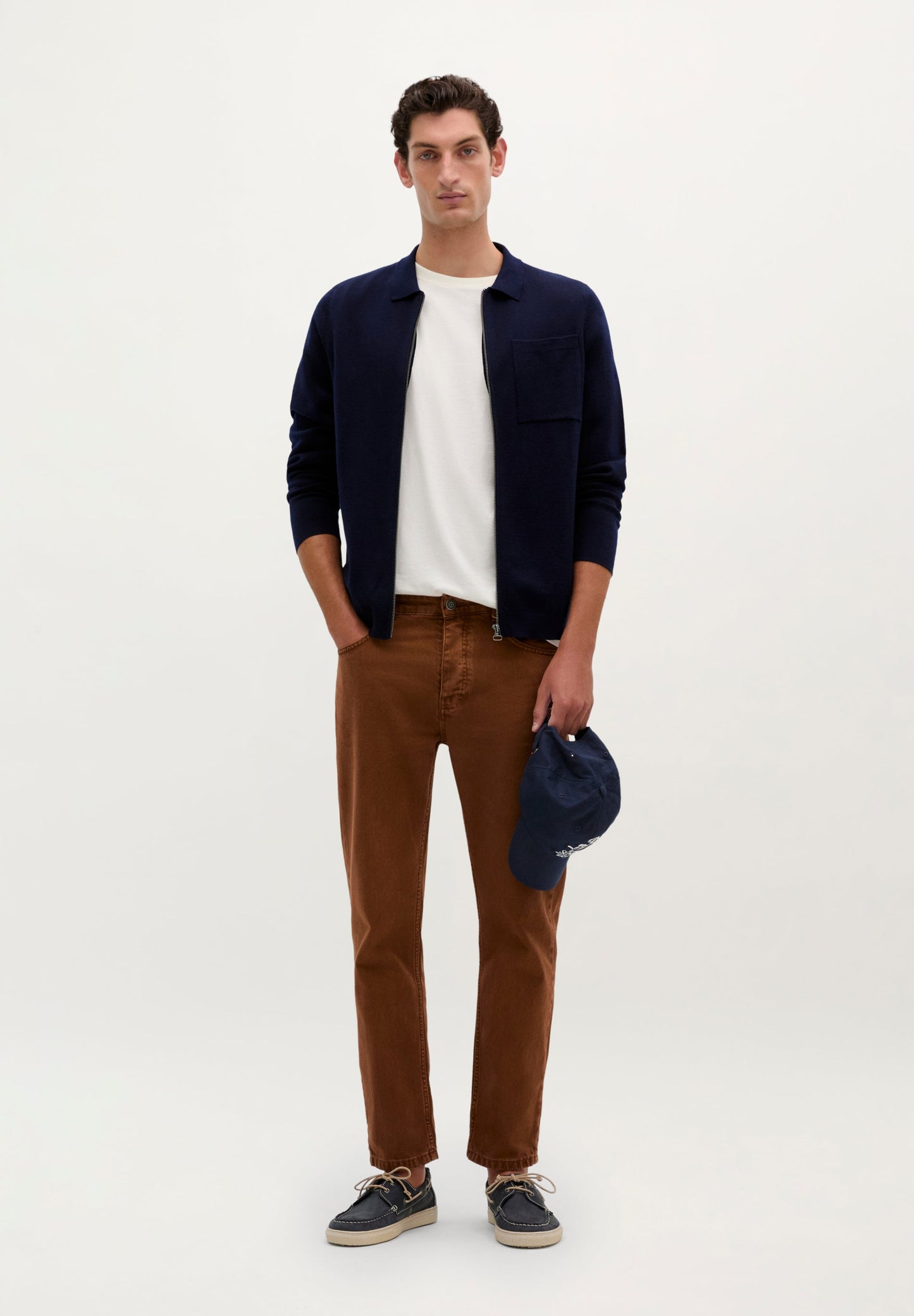 PREMIUM-STRICKCARDIGAN MIT REISSVERSCHLUSS