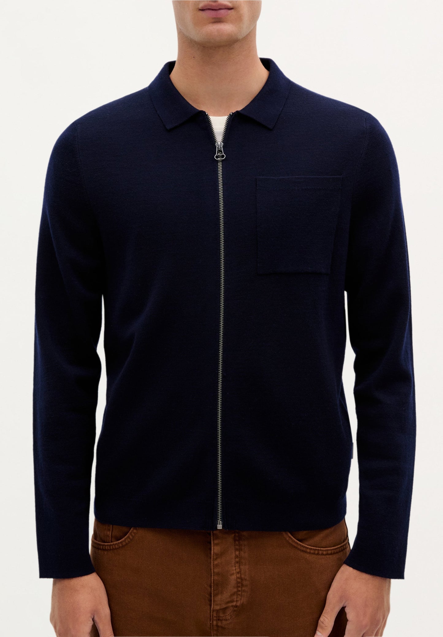 PREMIUM-STRICKCARDIGAN MIT REISSVERSCHLUSS