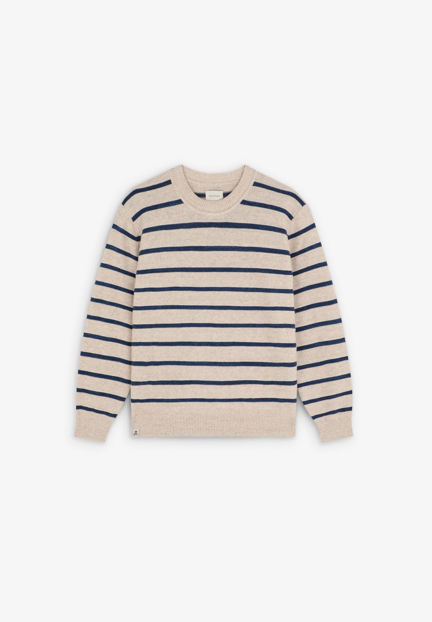 PULLOVER MIT RUNDAUSSCHNITT UND STREIFEN