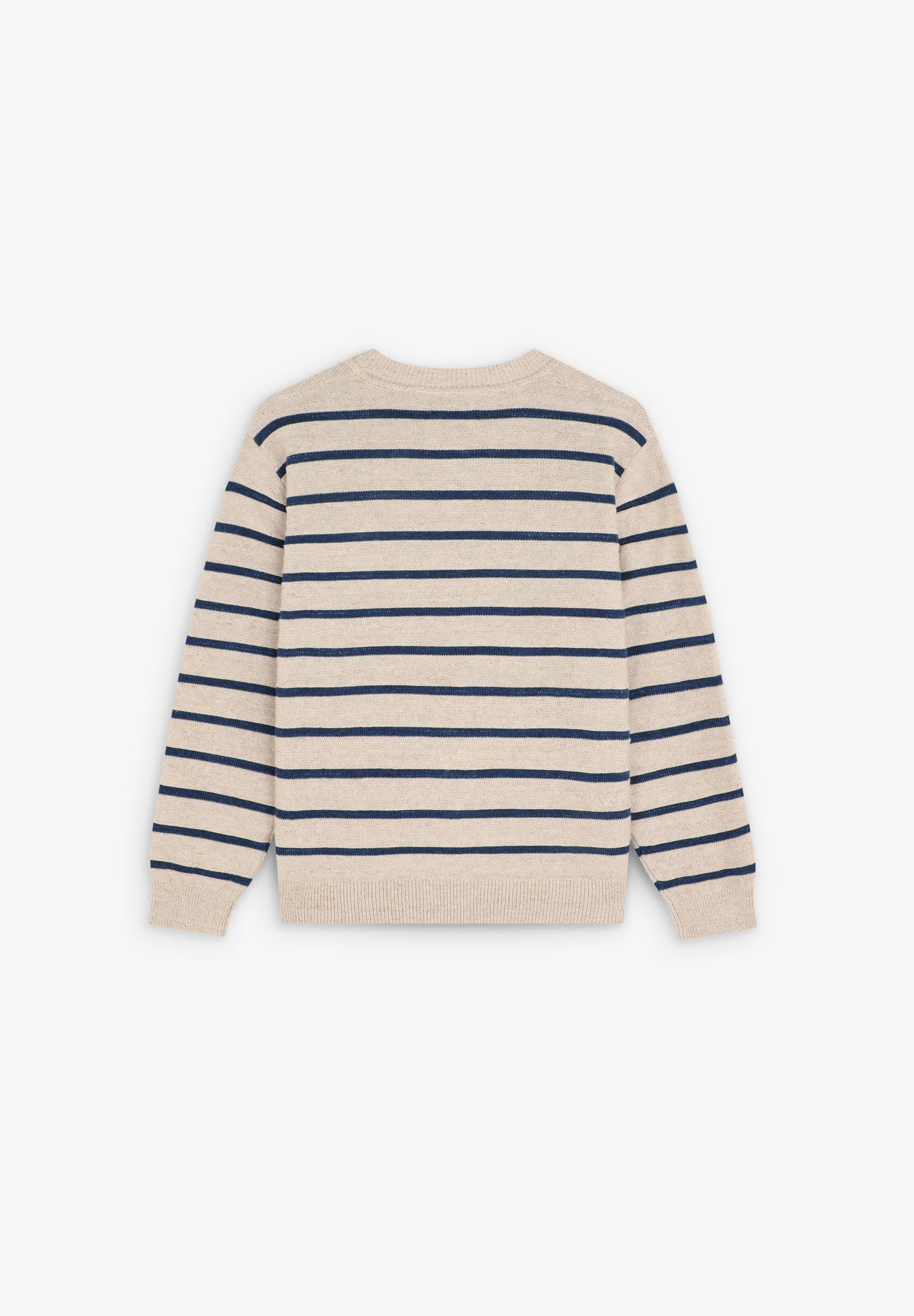 PULLOVER MIT RUNDAUSSCHNITT UND STREIFEN
