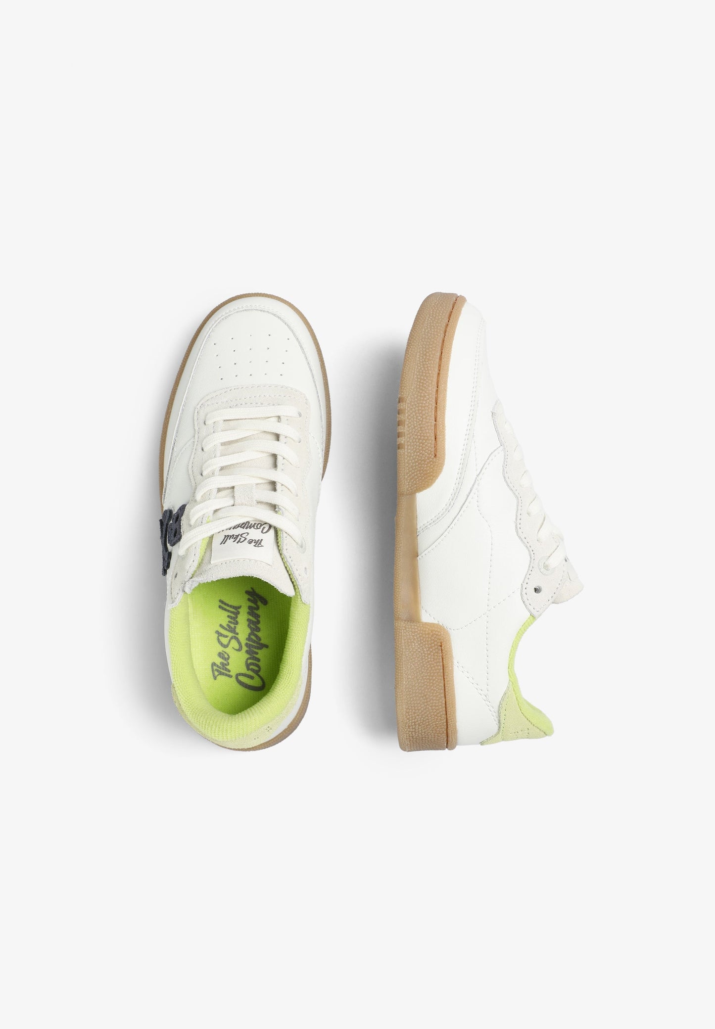 SNEAKER MIT TOTENKOPF UND SCHALENSOHLE