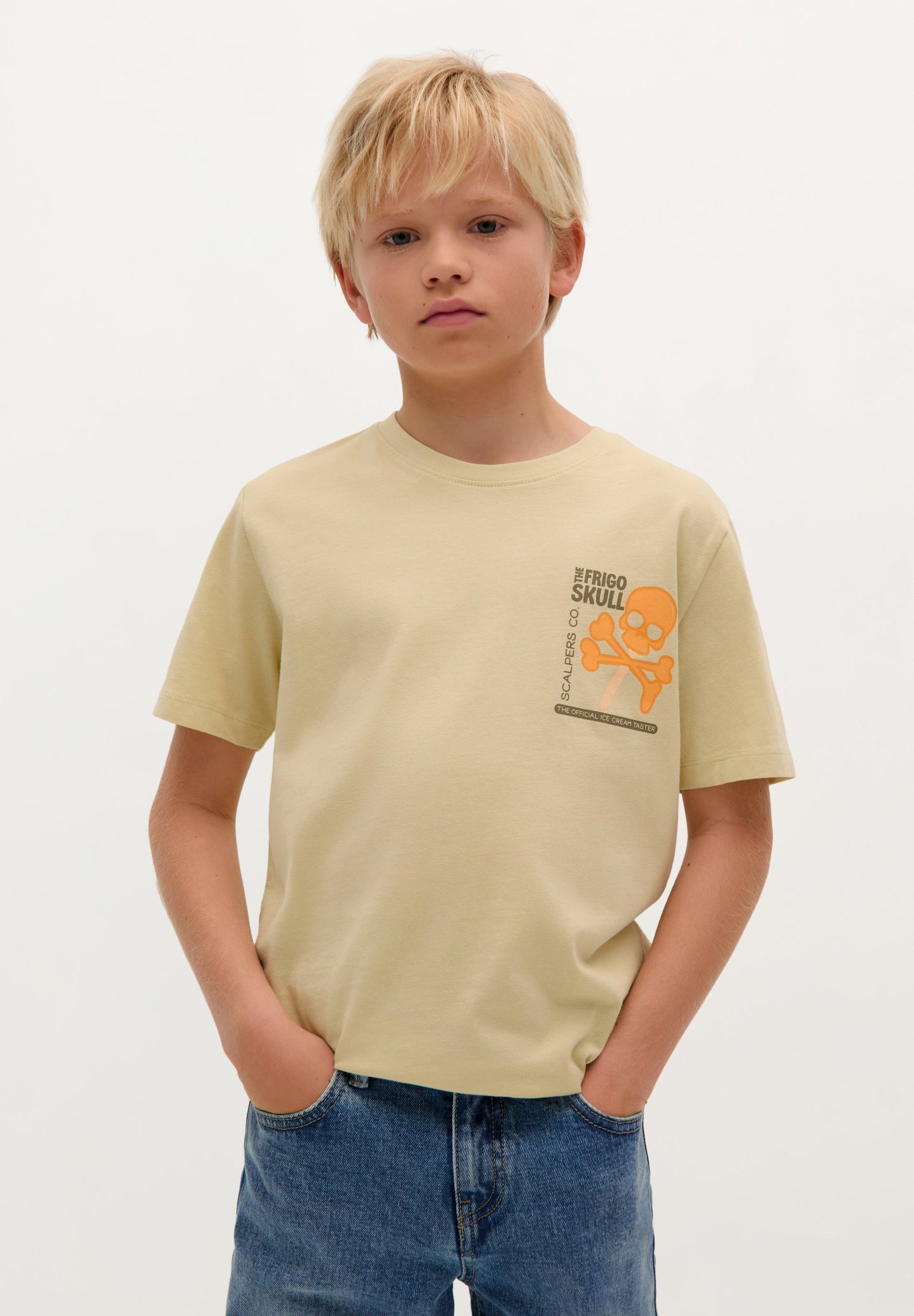 T-SHIRT MIT POLO-PRINT
