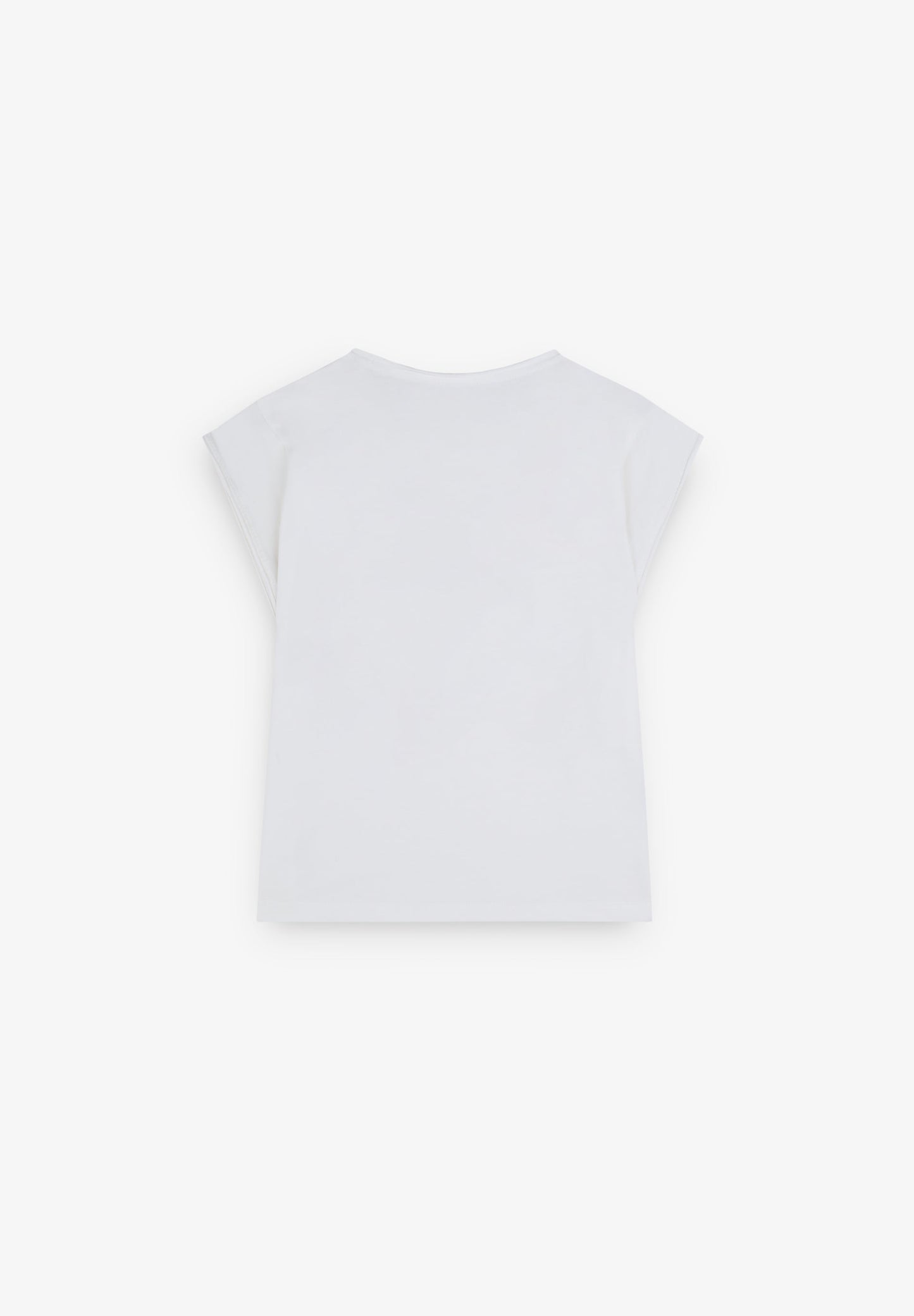 T-SHIRT MIT TOTENKOPF UND GLITZER