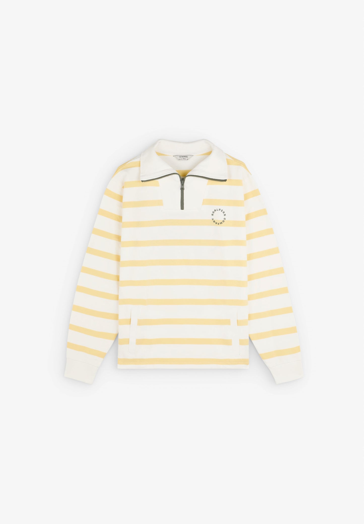 HOODY MIT PRINT UND STREIFEN