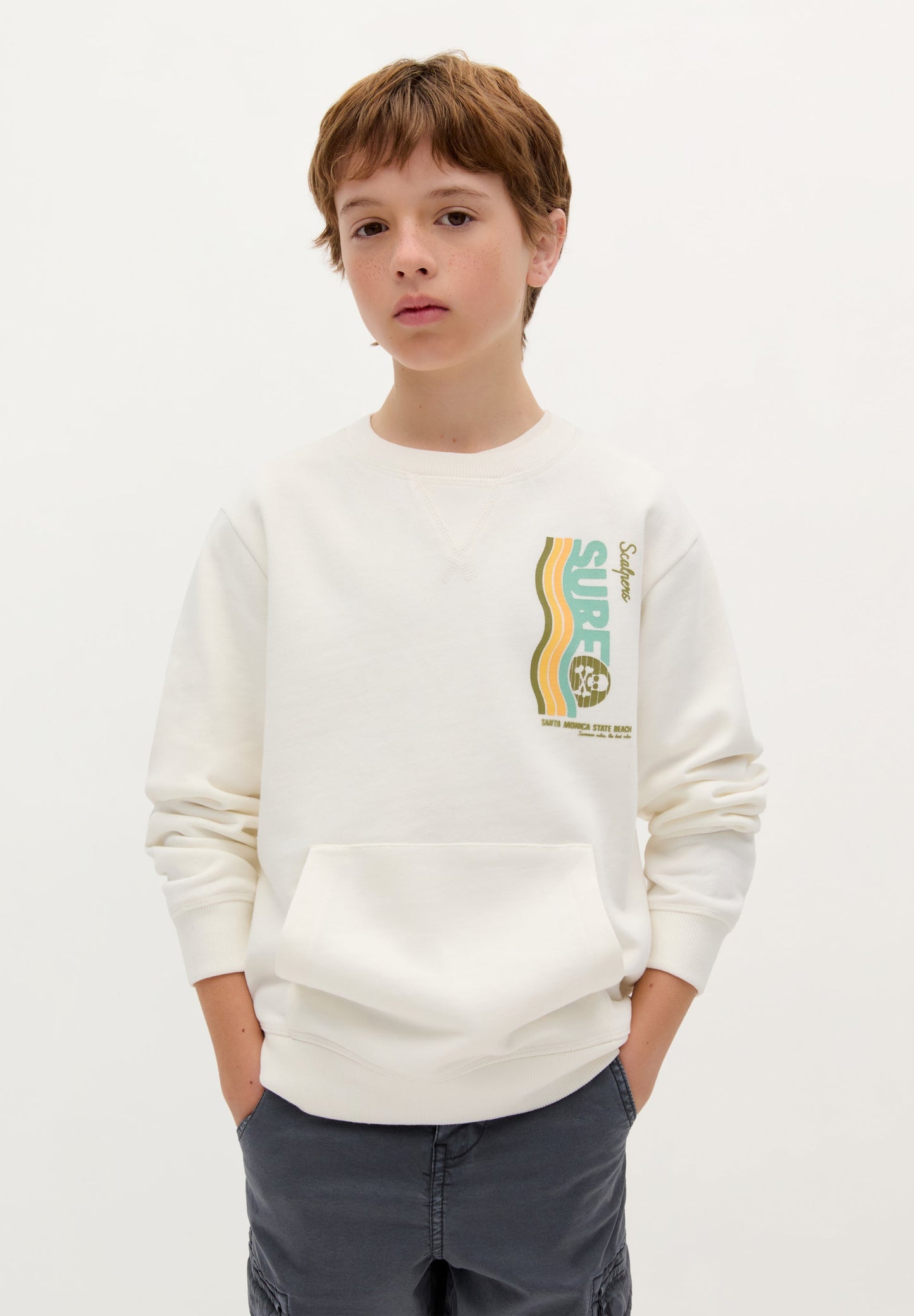 T-SHIRT MIT SURFPRINT
