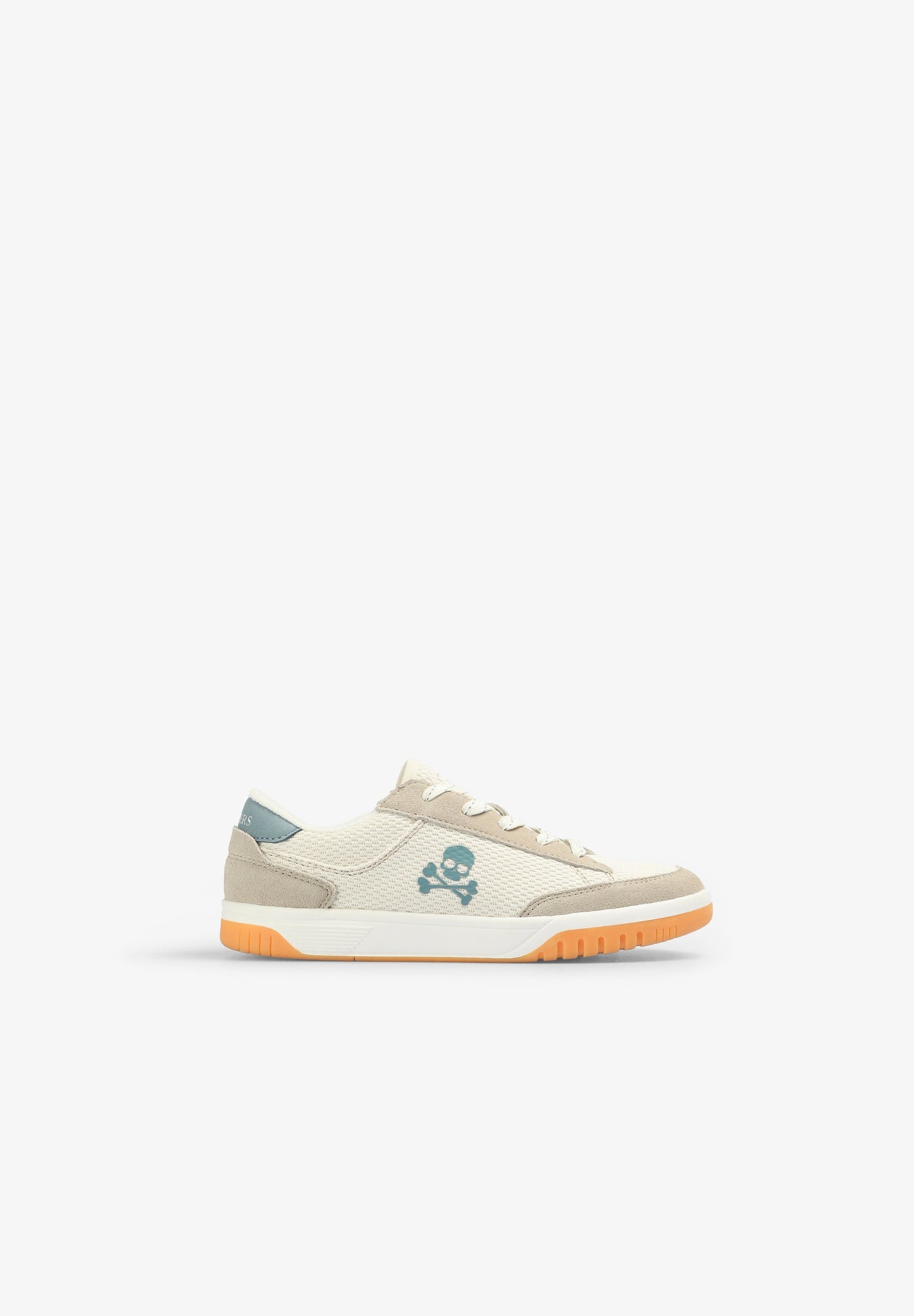 LEDERSNEAKER MIT TOTENKOPF