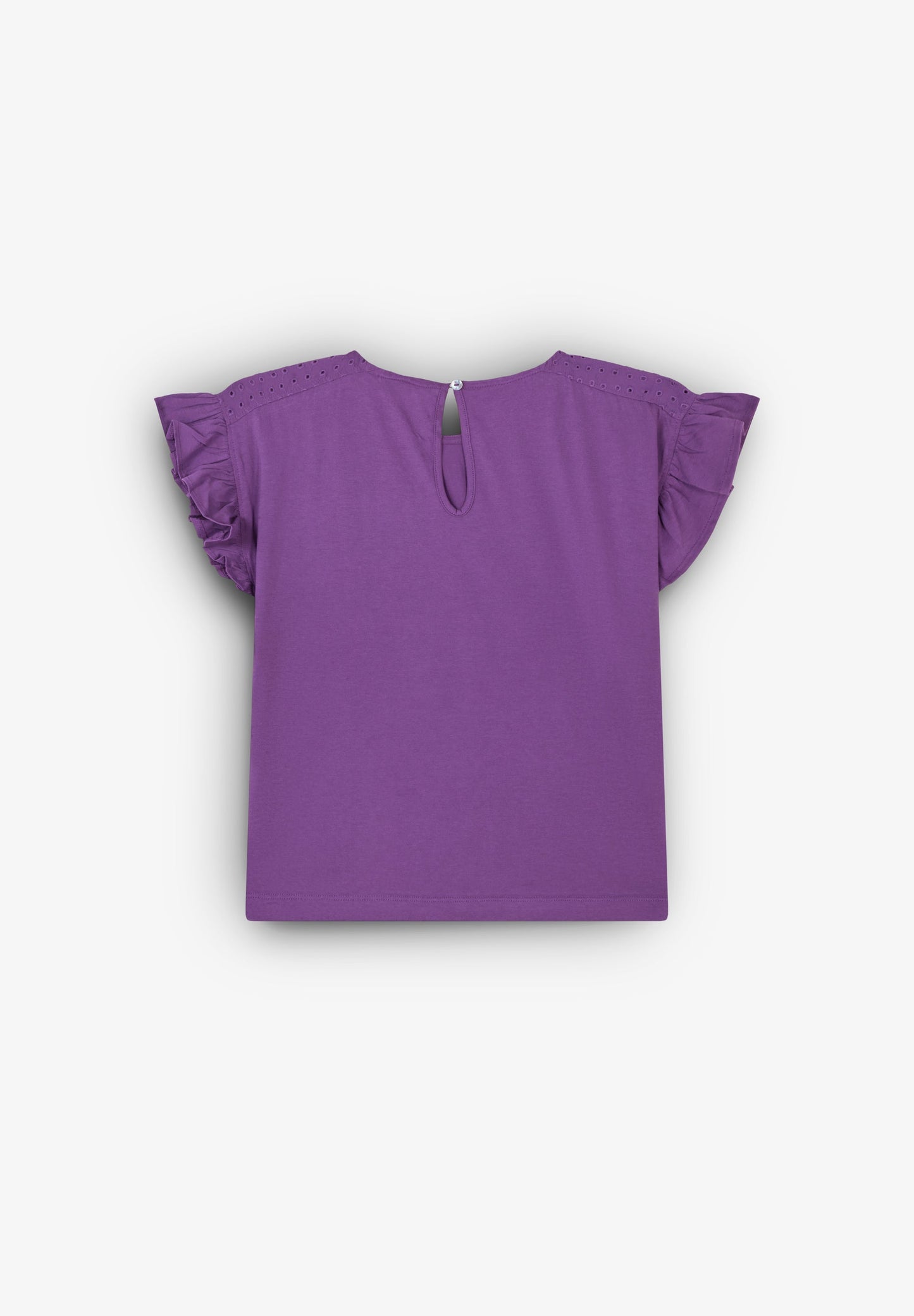 SHIRT MIT VOLANTÄRMELN