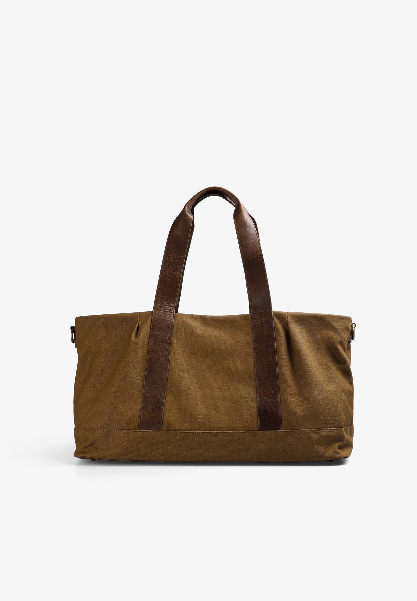 REISETASCHE MIT LEDERDETAILS
