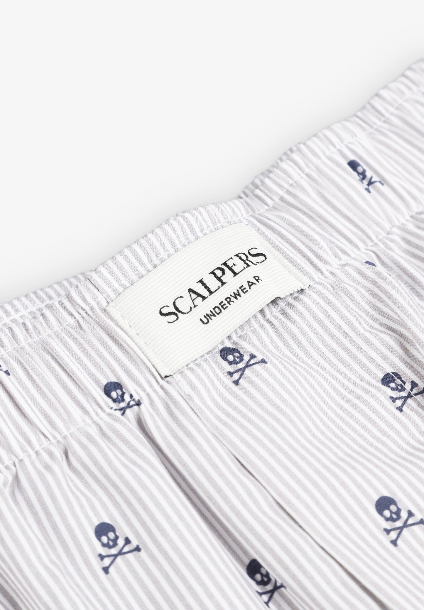 SCSKULL BEIGE STRIPES BOXER