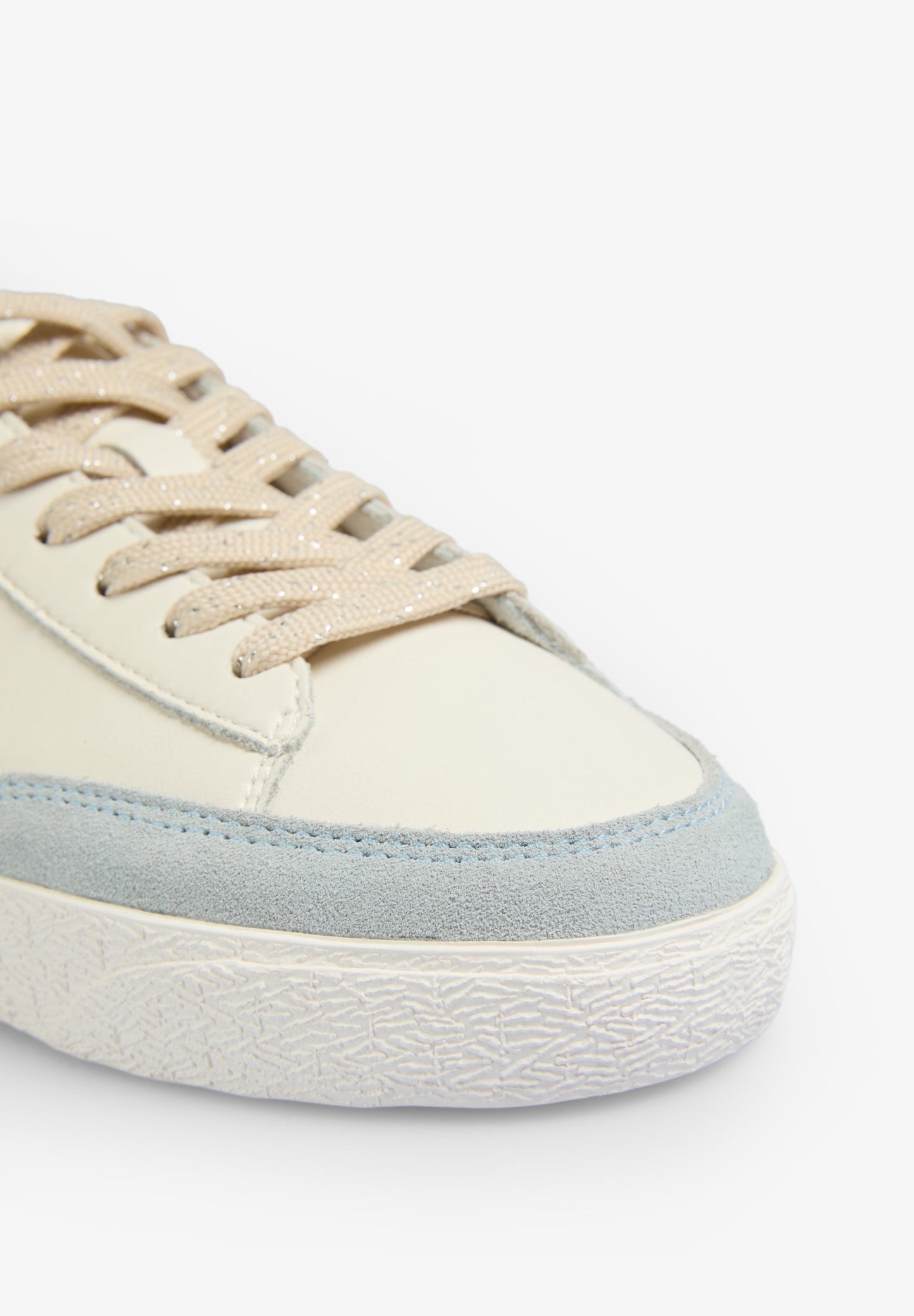 NIEDRIGE SNEAKER MIT GLITZERTOTENKOPF