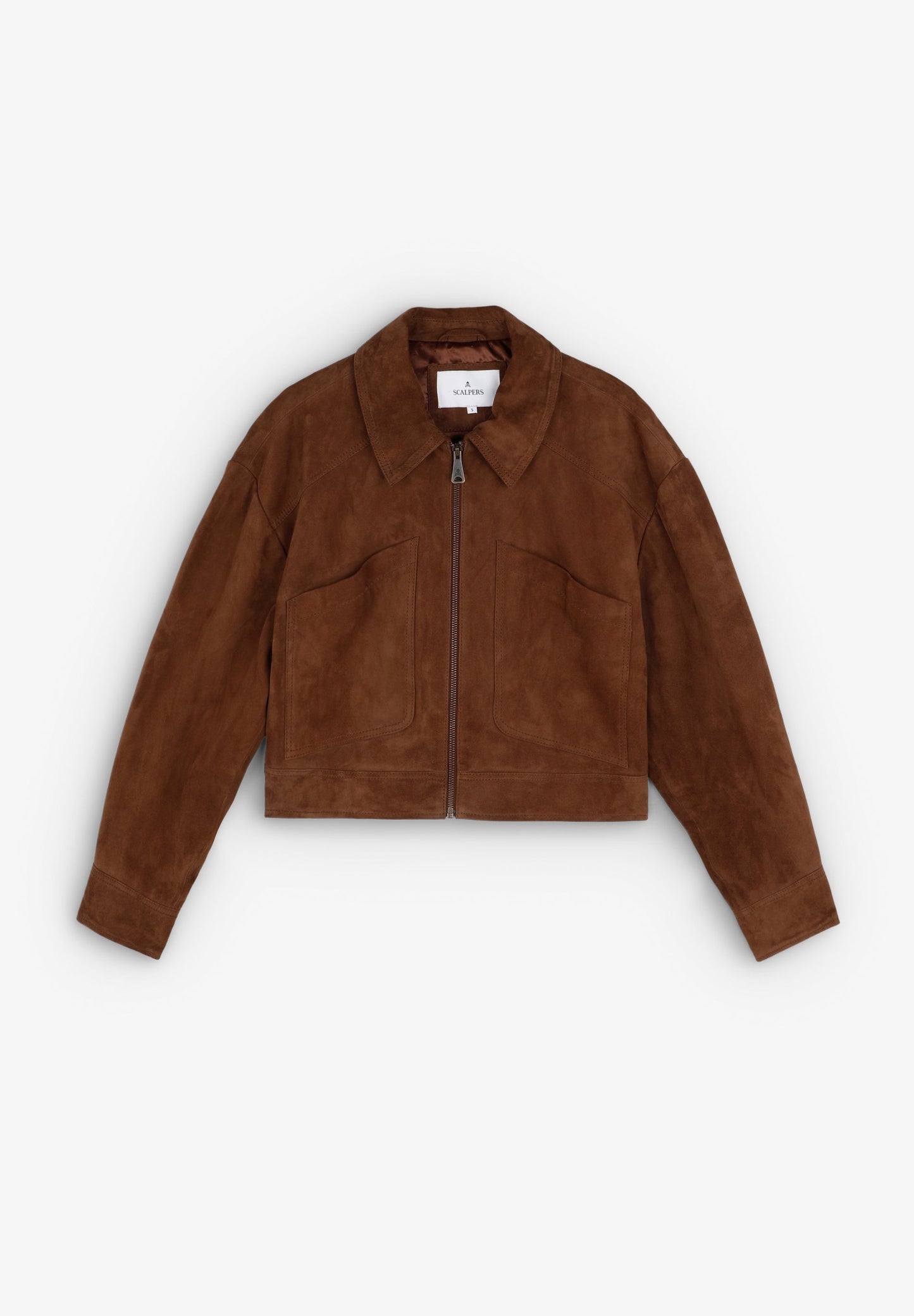 CROPPED WILDLEDERJACKE