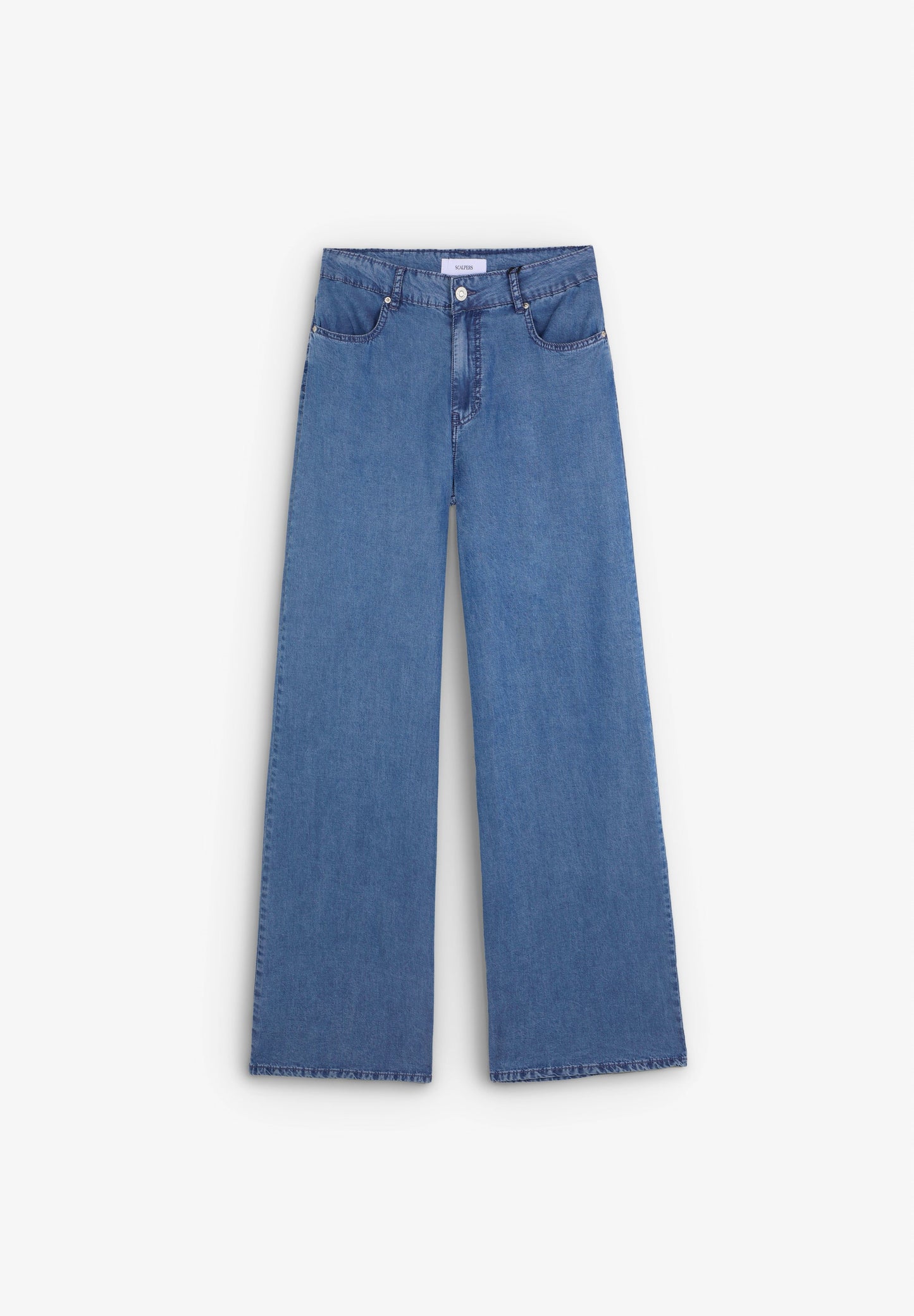 FLIESSENDE DENIMHOSE