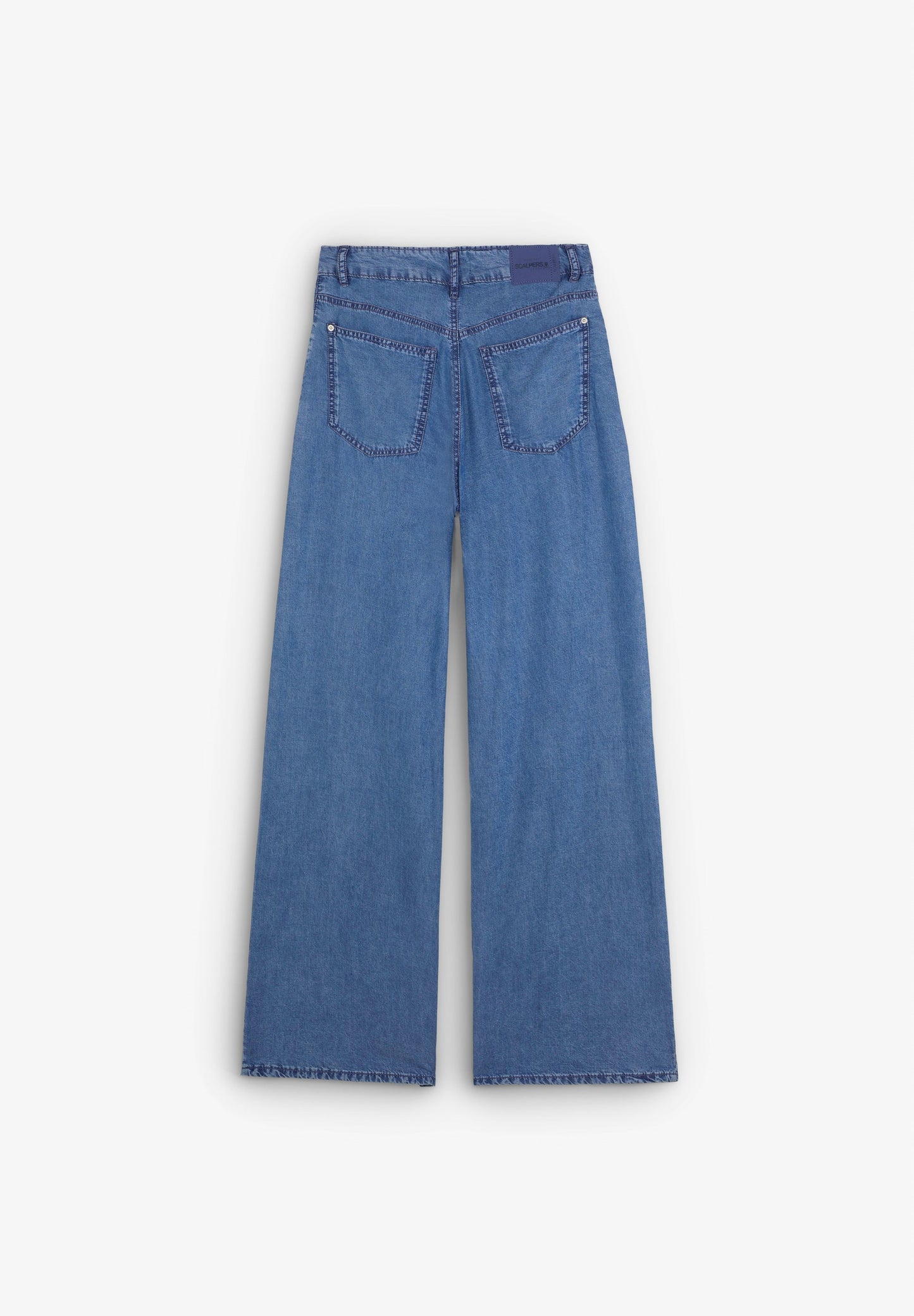FLIESSENDE DENIMHOSE