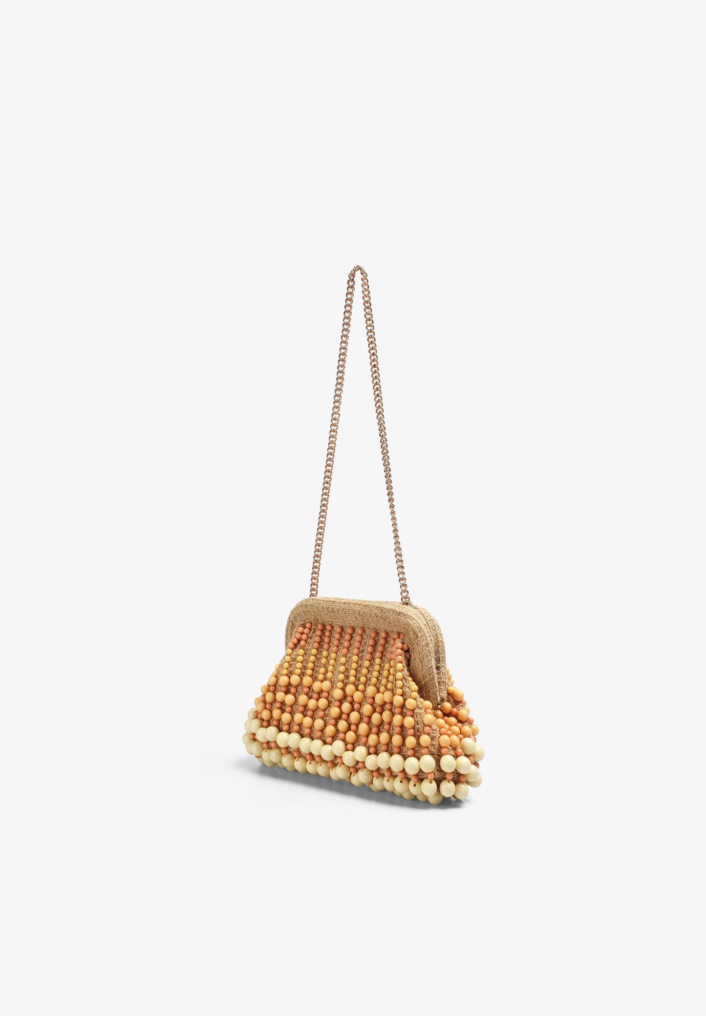 GEHÄKELTE TASCHE MIT PERLEN