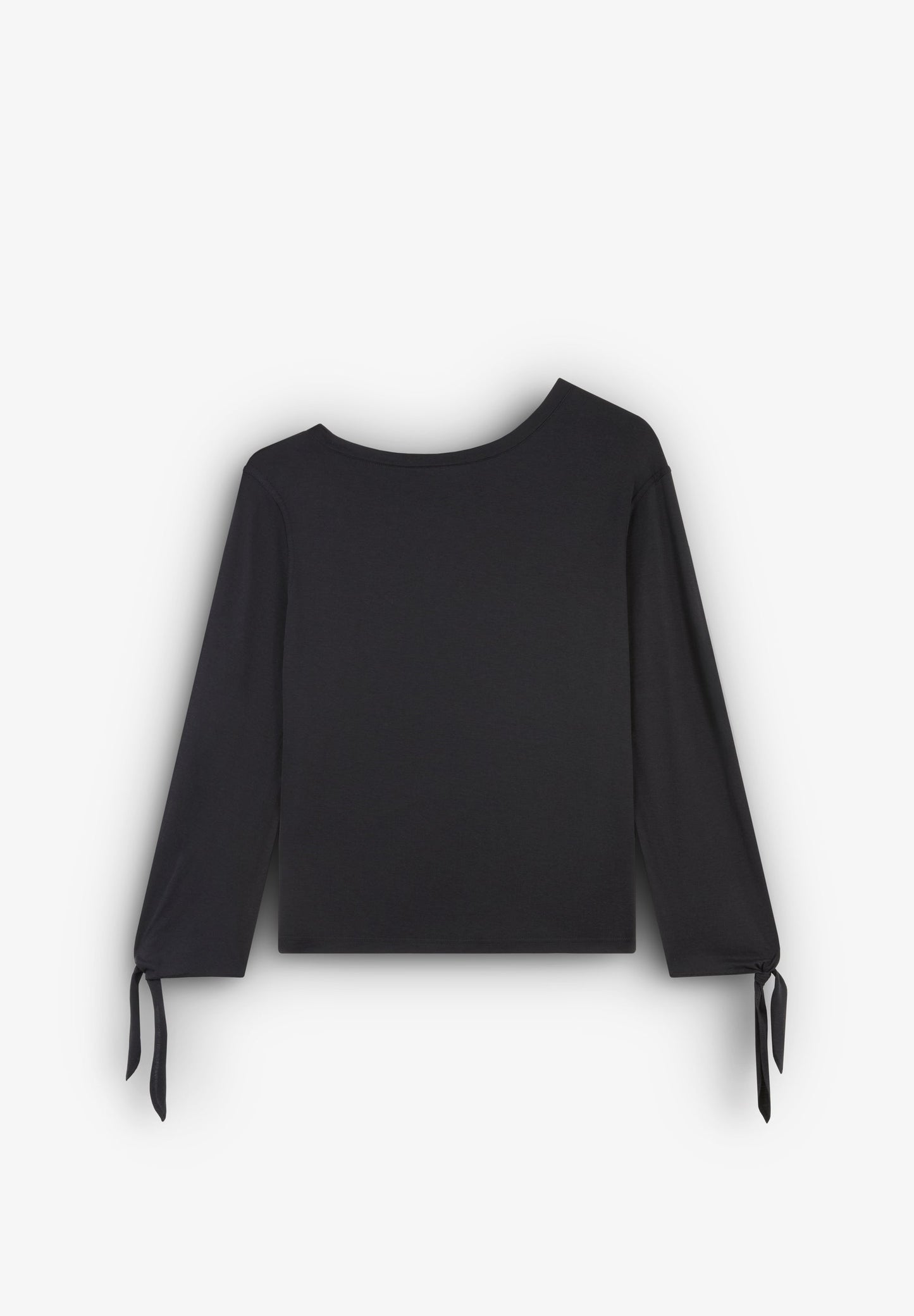 ASYMMETRISCHE BLUSE MIT SCHLEIFEN