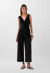 JUMPSUIT VOLANTS ASYMMETRISCHE STICKEREI