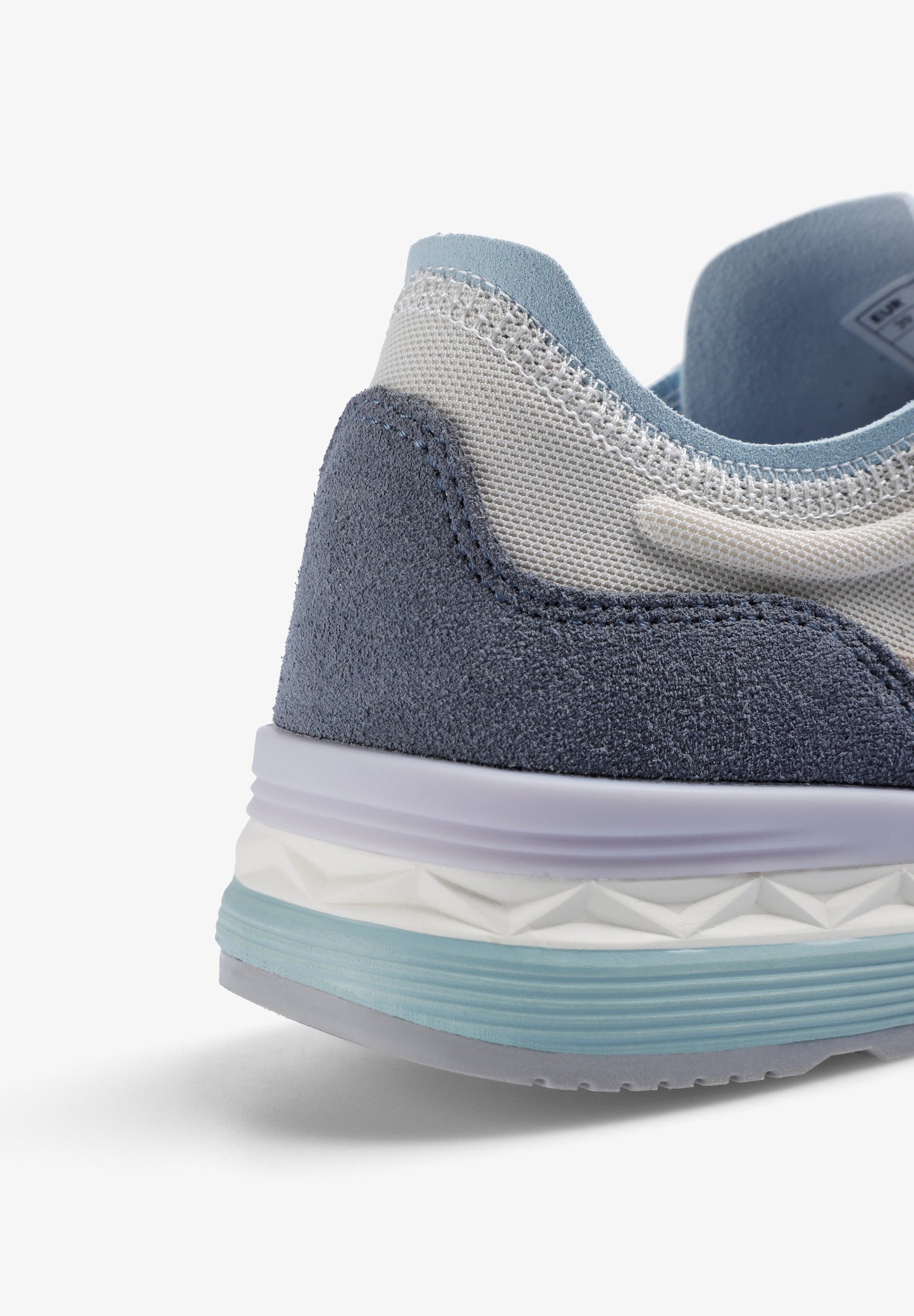 DREIFARBIGE SNEAKER AUS WILDLEDER
