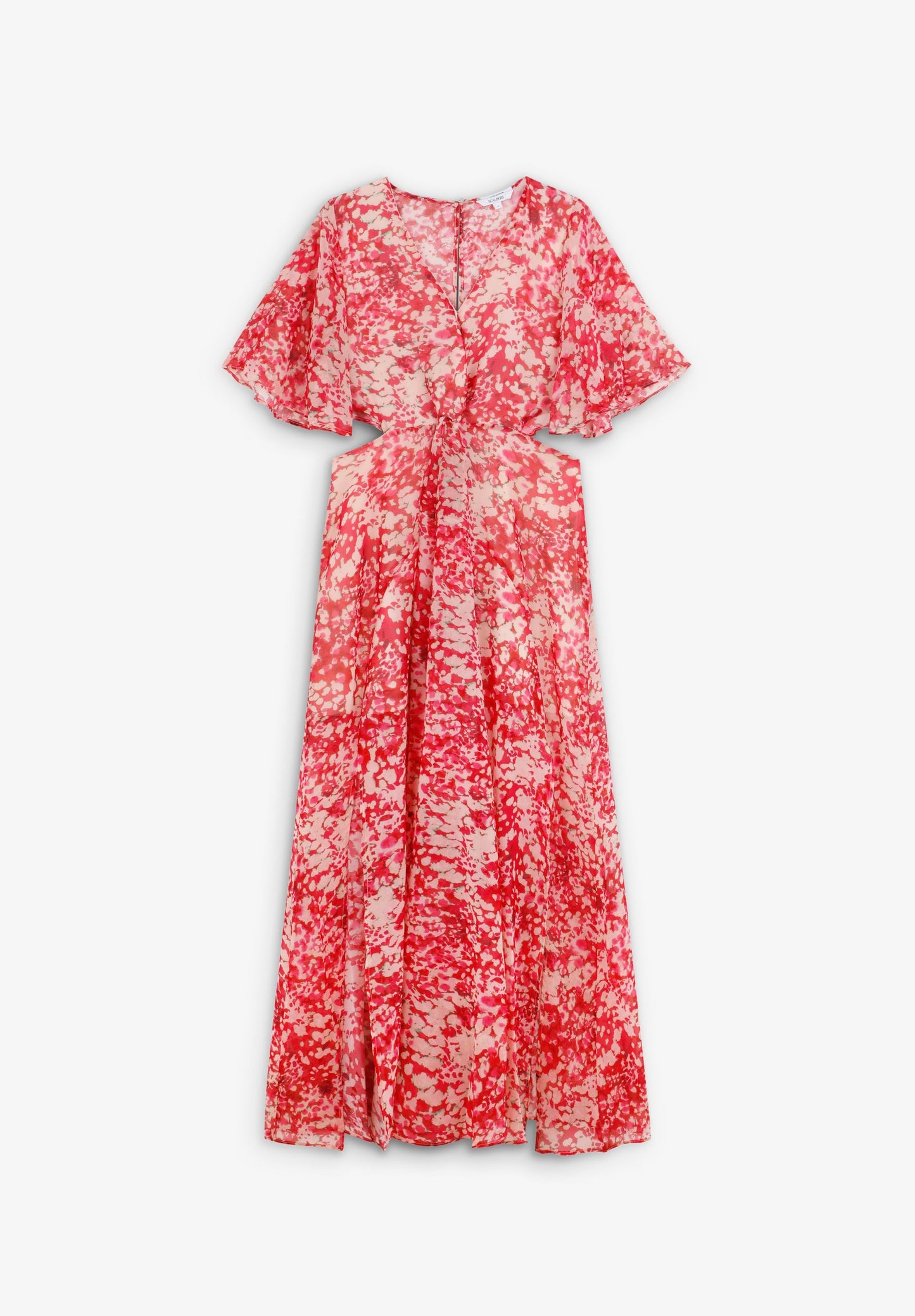 FLIESSENDES KLEID MIT PRINT