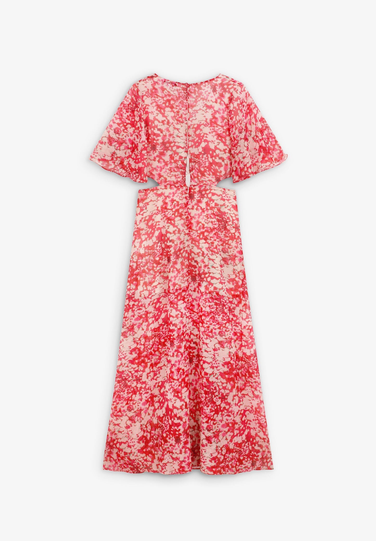 FLIESSENDES KLEID MIT PRINT