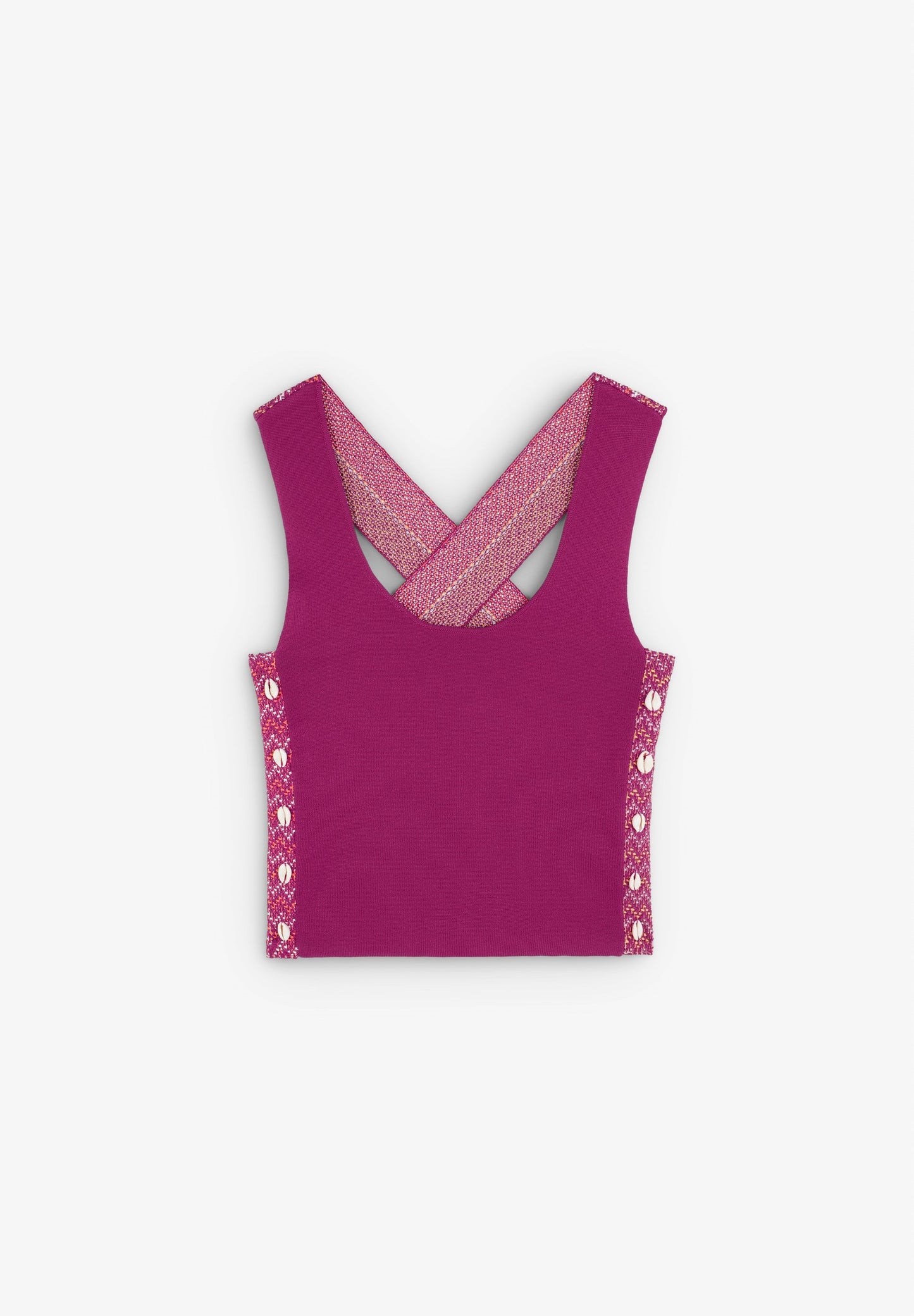 STRICKTOP MIT MUSCHELN