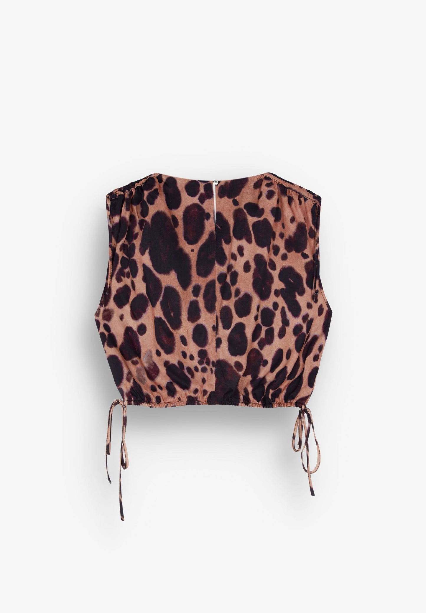 FLIESSENDES TOP MIT ANIMALPRINT