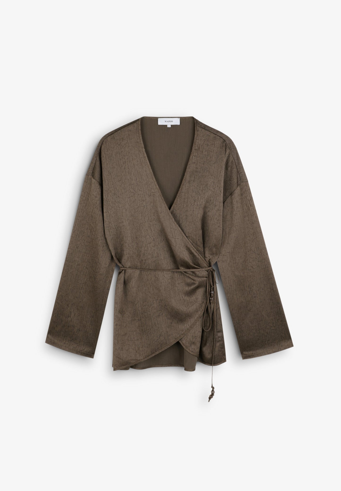 ASYMMETRISCHER KAFTAN MIT KORDELZUG
