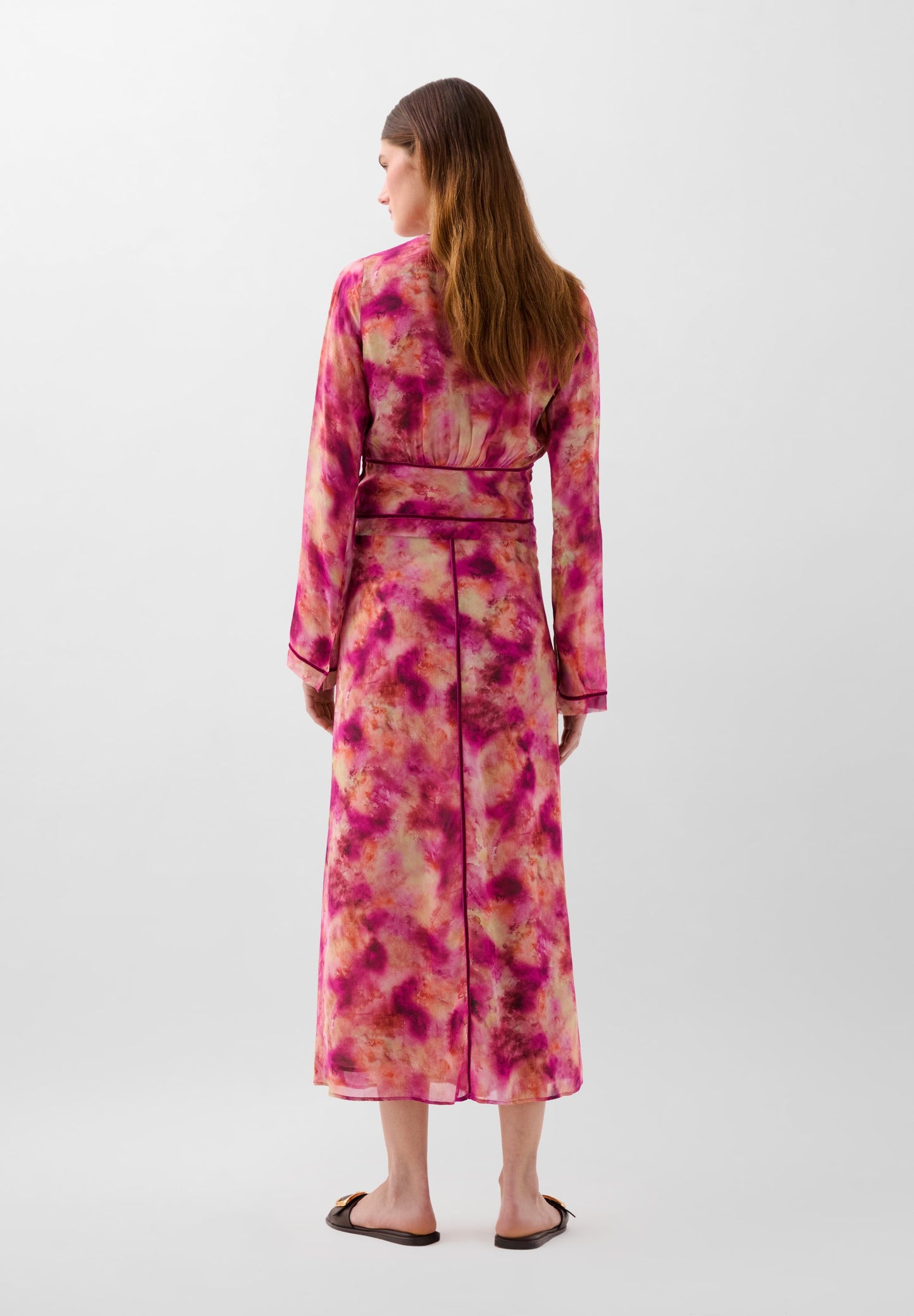 ROCK MIT TIE-DYE-PRINT
