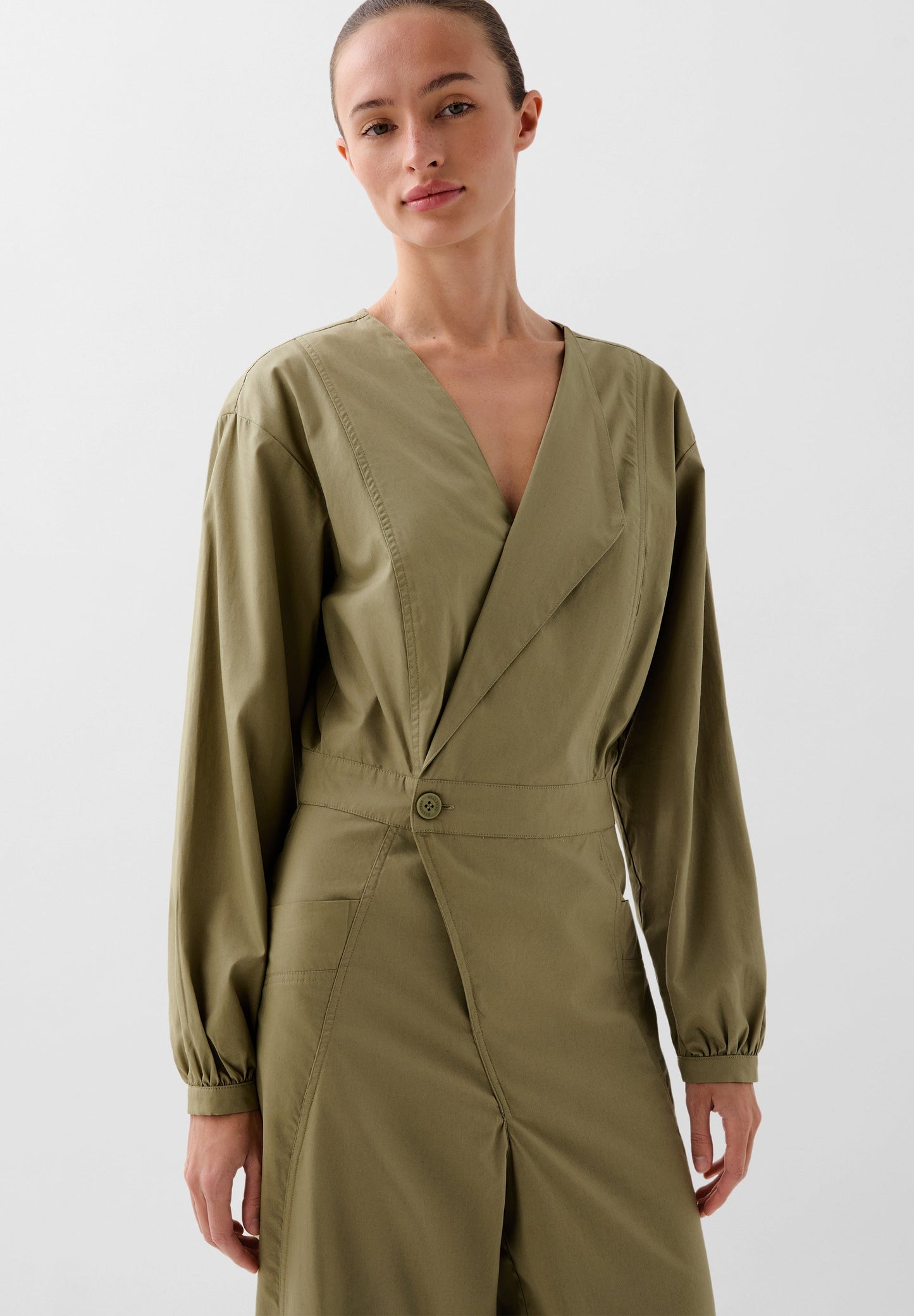 SCPLAIN COLOR JUMPSUIT