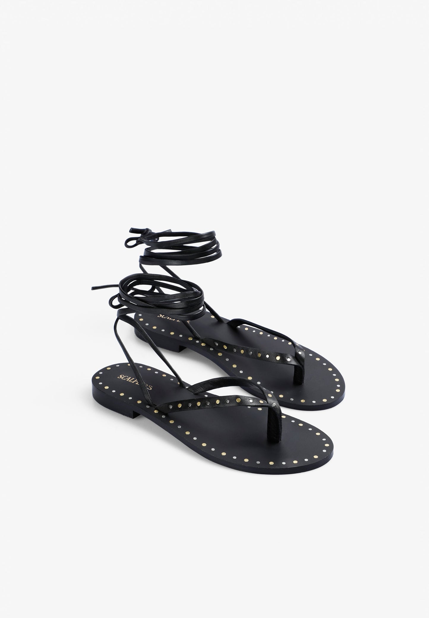 SANDALEN AUS 100 % LEDER MIT SCHLEIFE