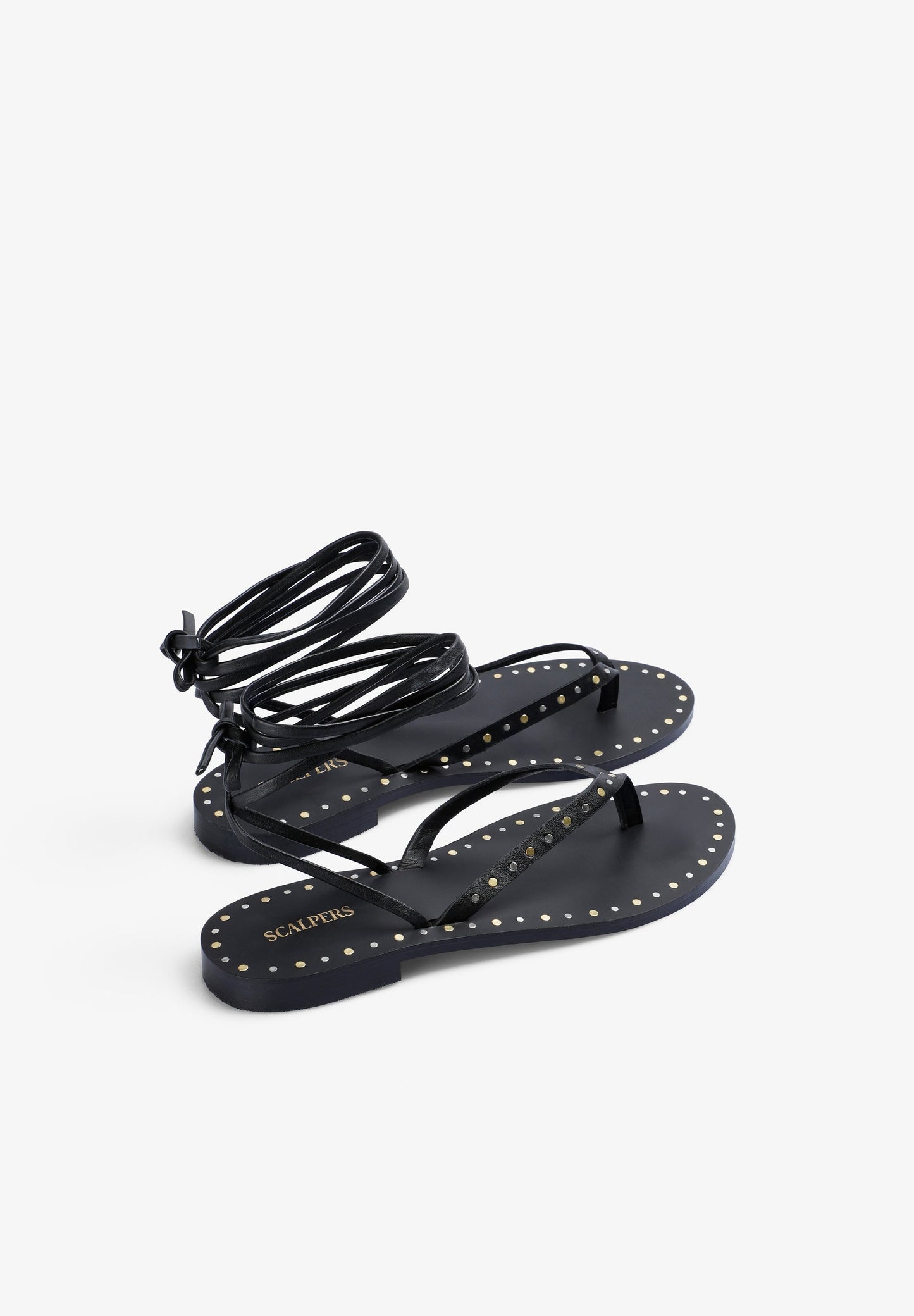 SANDALEN AUS 100 % LEDER MIT SCHLEIFE
