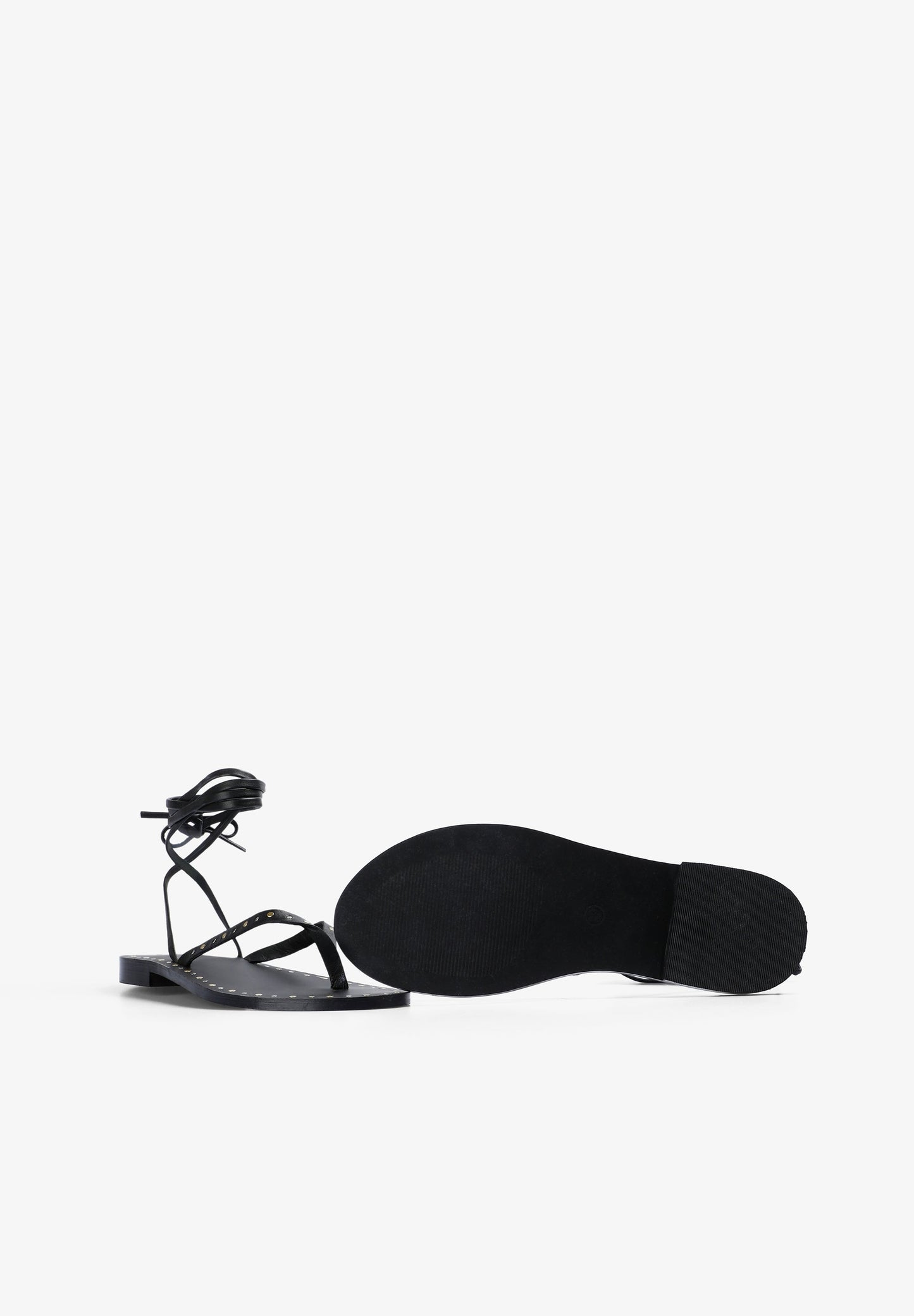 SANDALEN AUS 100 % LEDER MIT SCHLEIFE