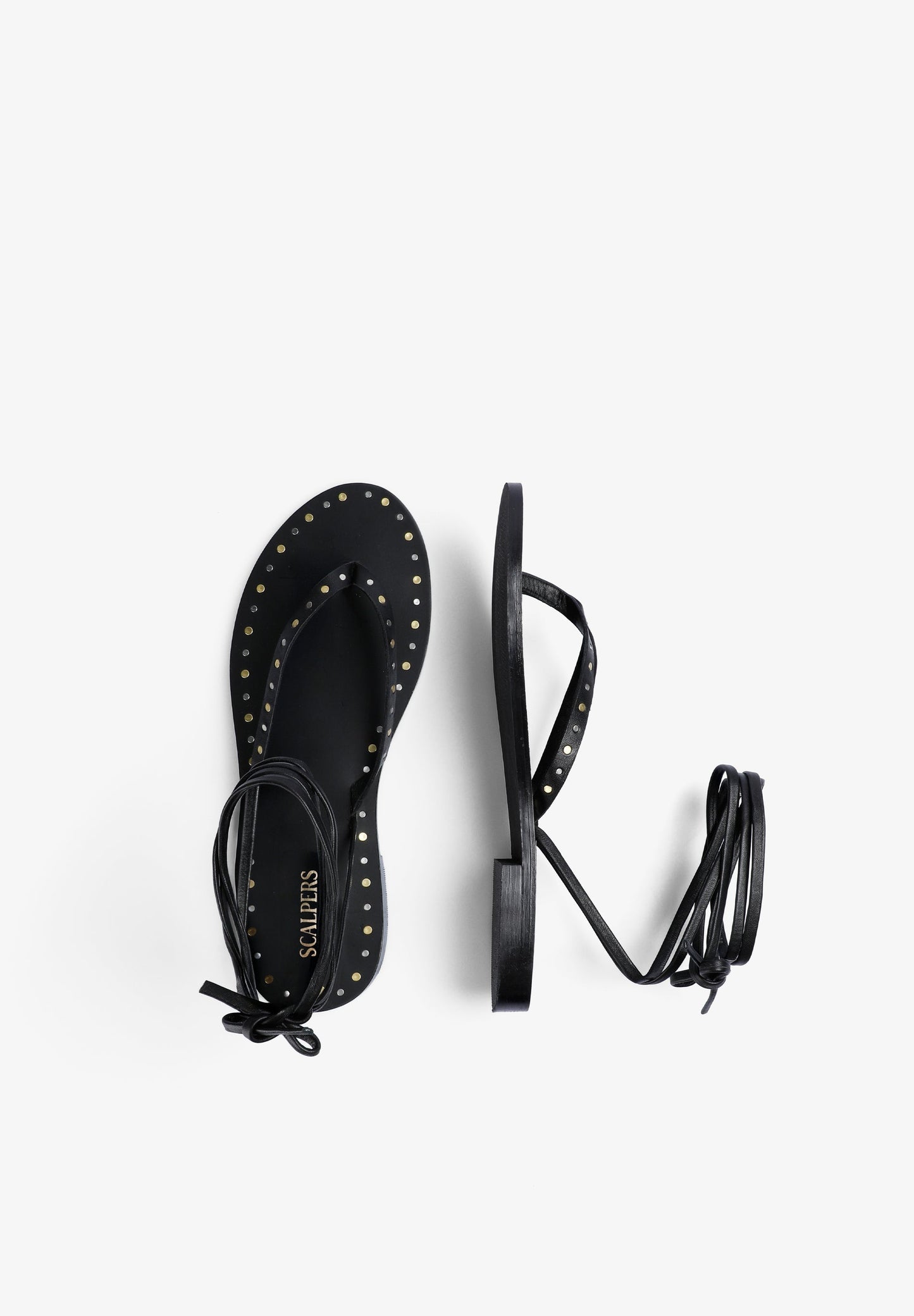 SANDALEN AUS 100 % LEDER MIT SCHLEIFE