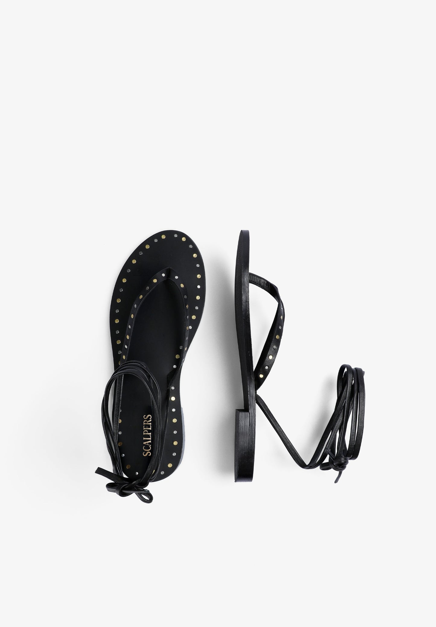 SANDALEN AUS 100 % LEDER MIT SCHLEIFE