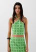 SCEMB SQUARE HALTER TOP