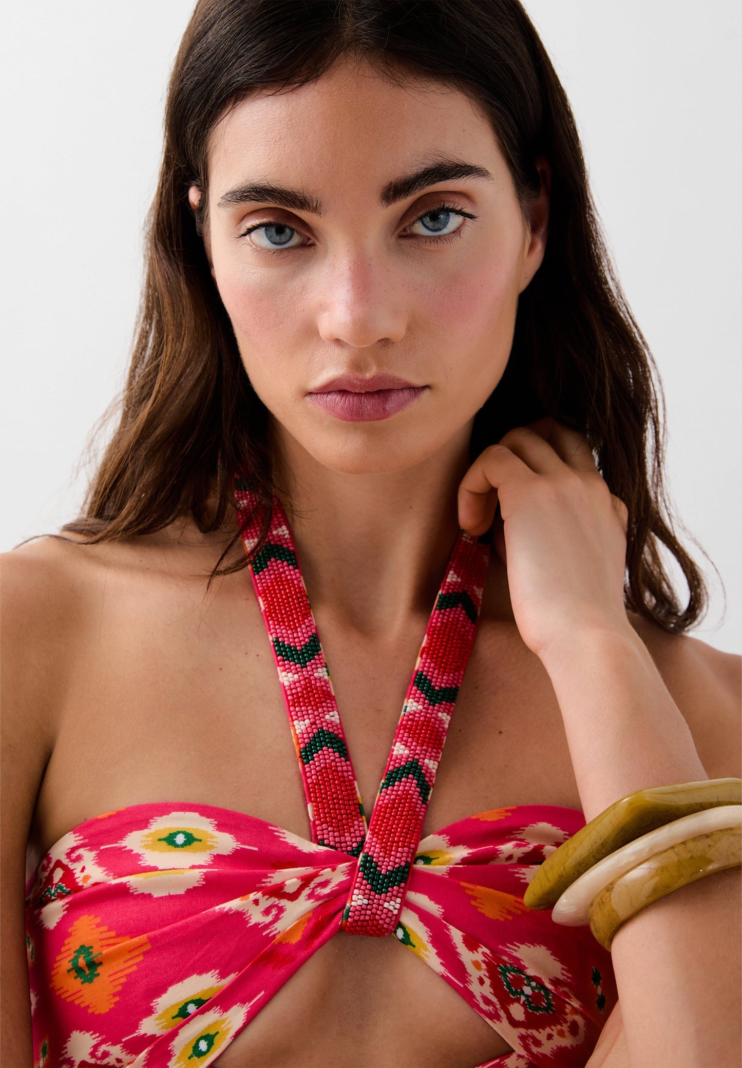 TOP ETHNIC-PRINT PERLEN